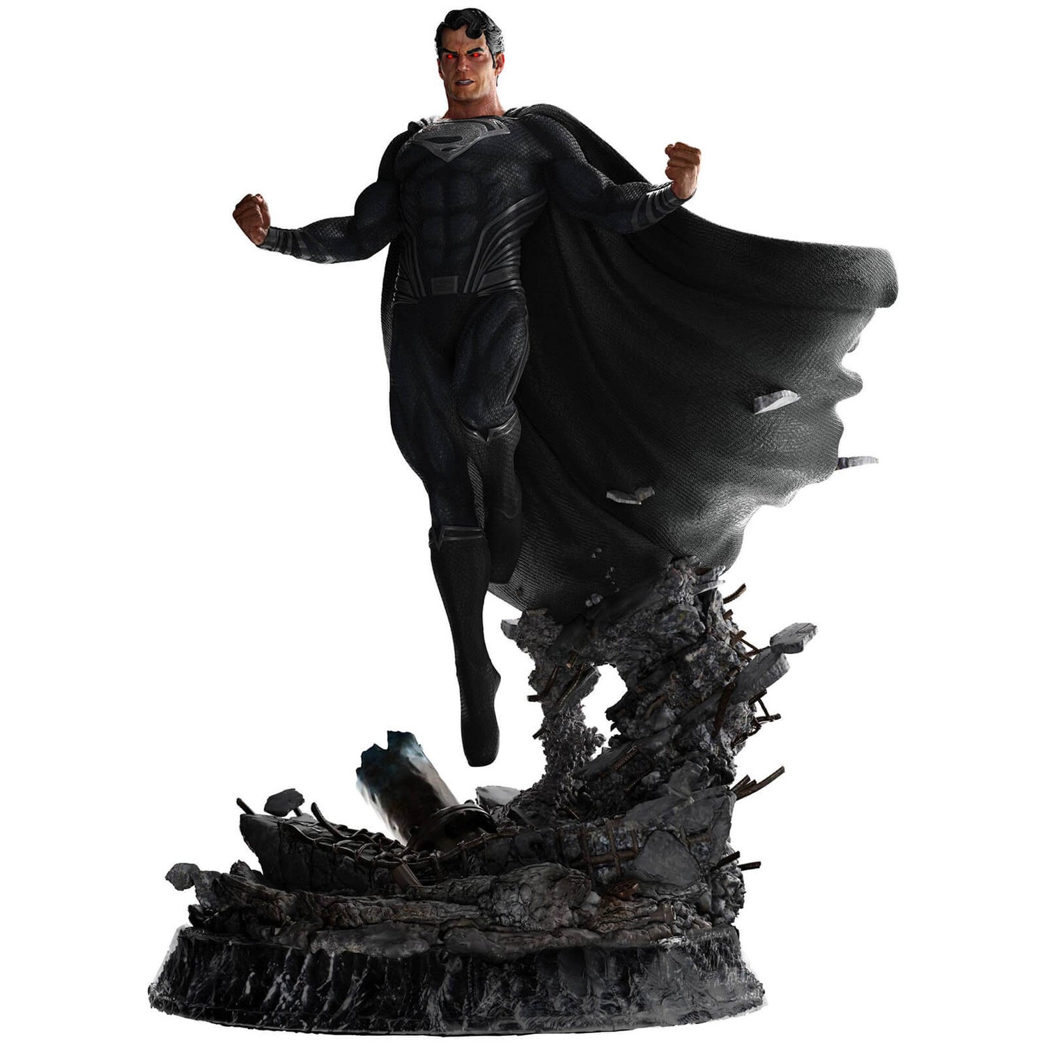 Weta Workshop Zack Snyder's Justice League Statue 1/4 Superman Black Suit 65 cm