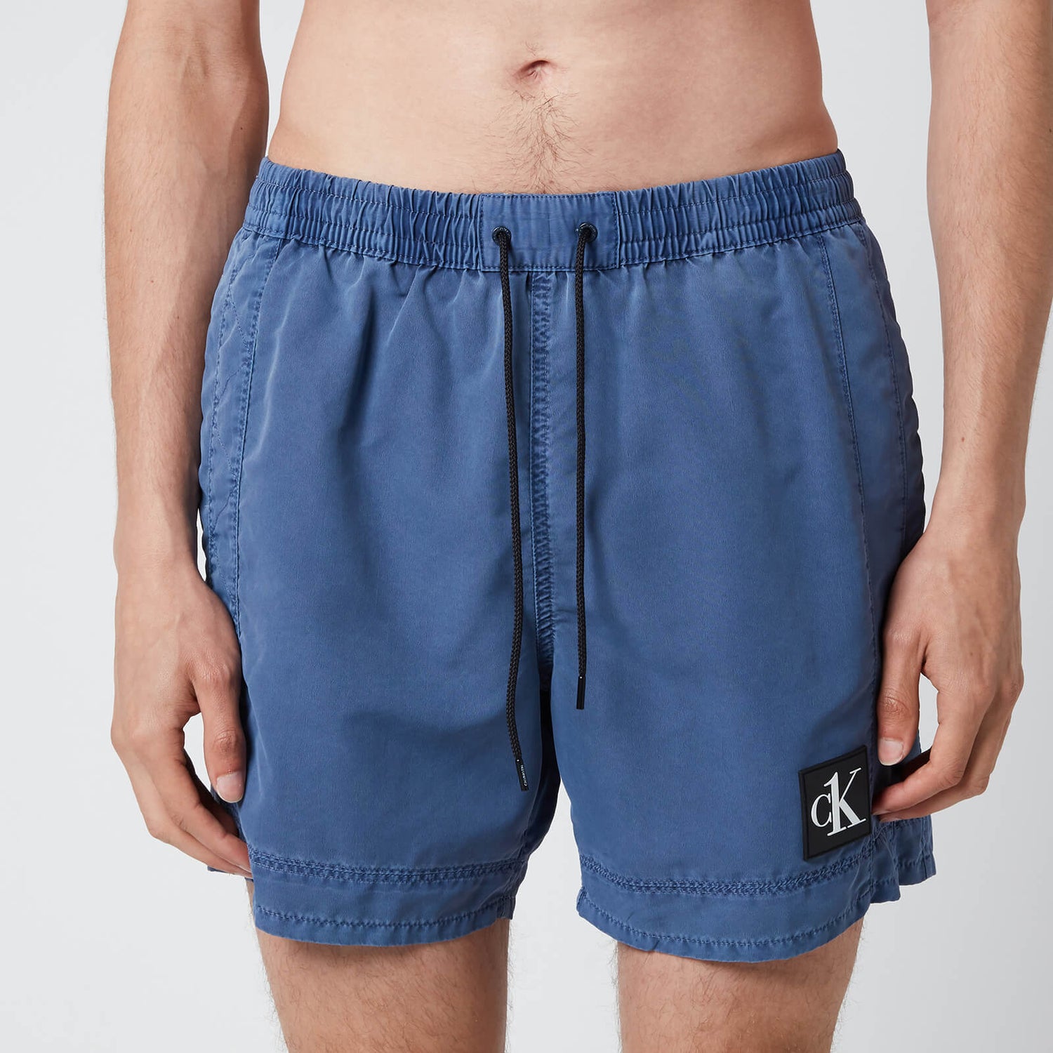 Calvin Klein Men's Meduim Drawstring Swim Shorts - Black Iris