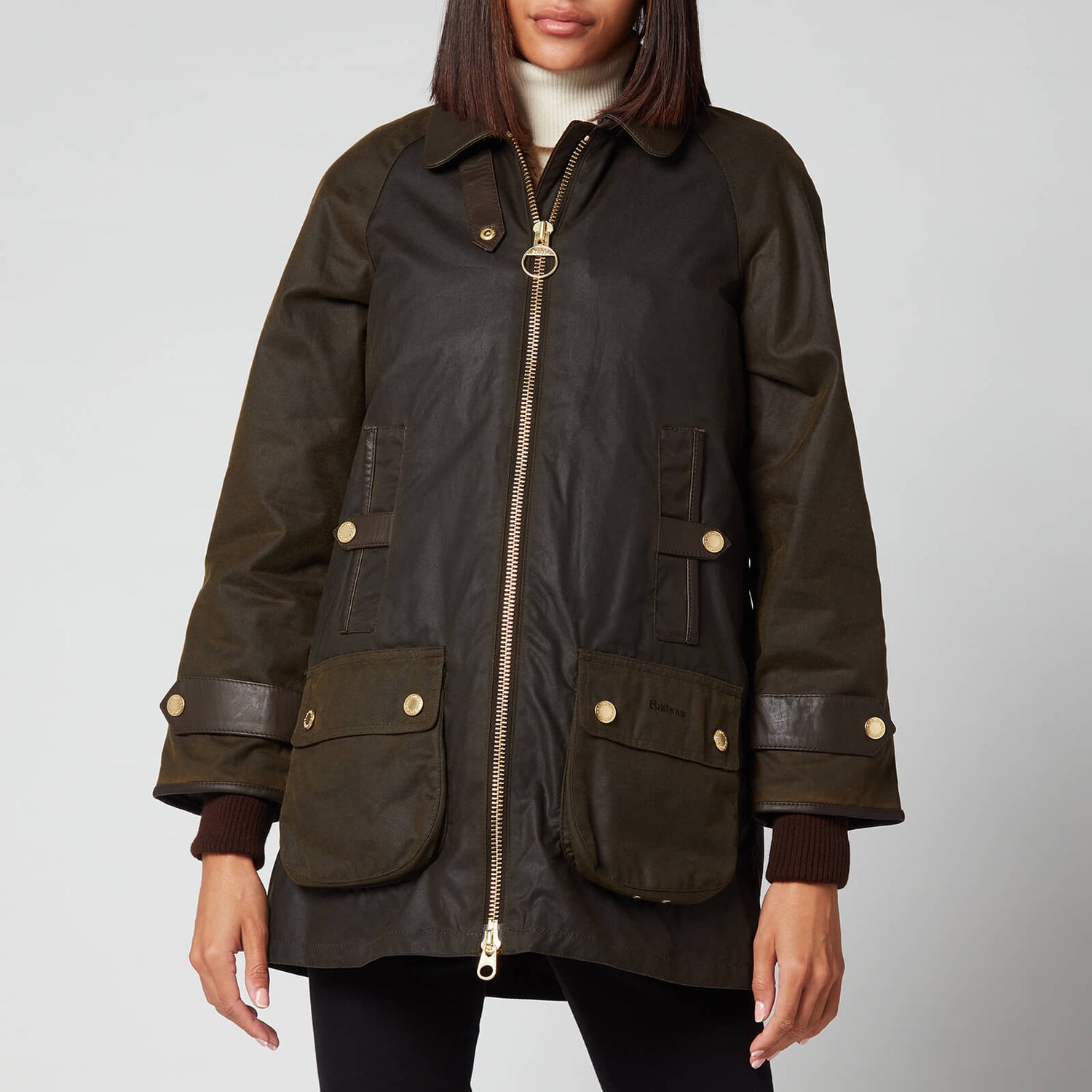 Barbour Women's Norwood Wax Jacket - Olive/Classic