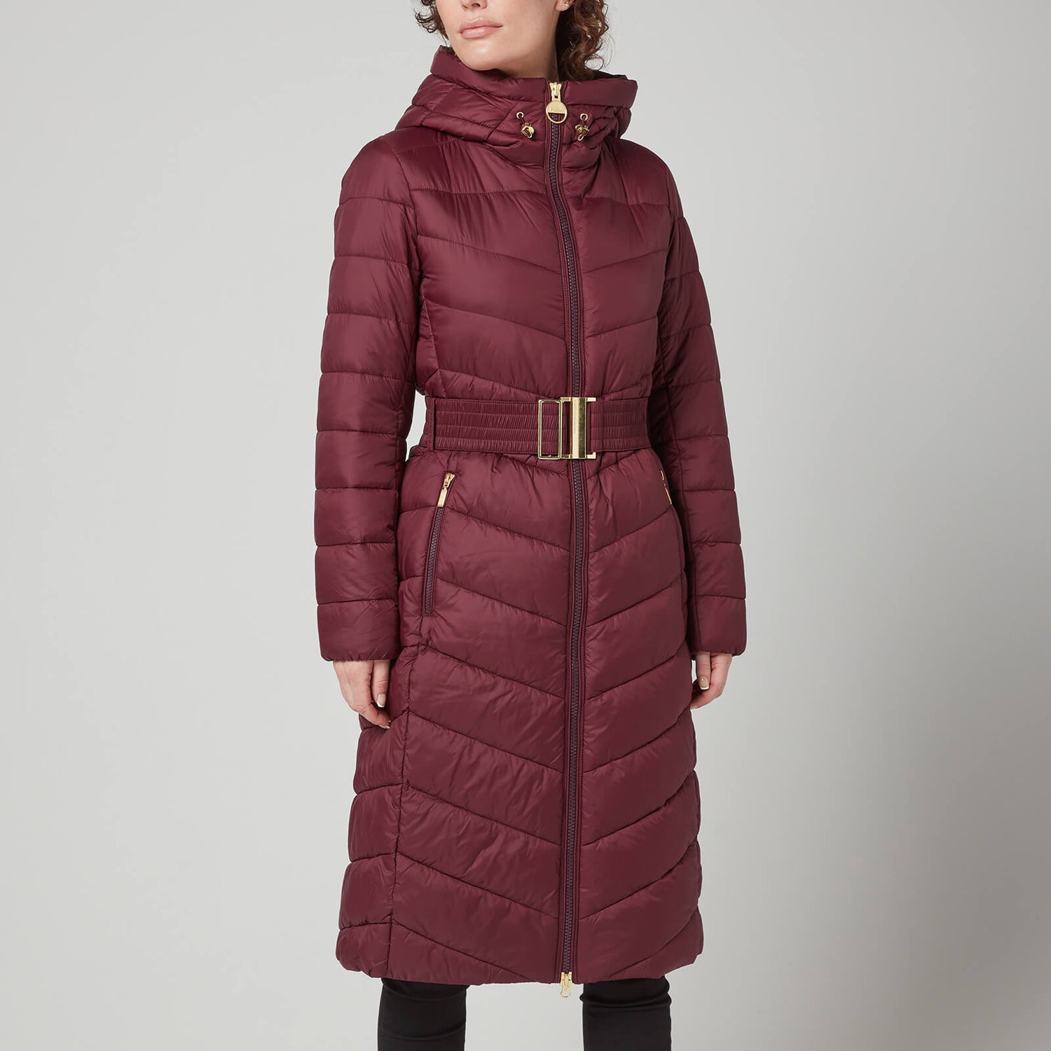 Barbour International Women's Lineout Quilted Jacket - Merlot