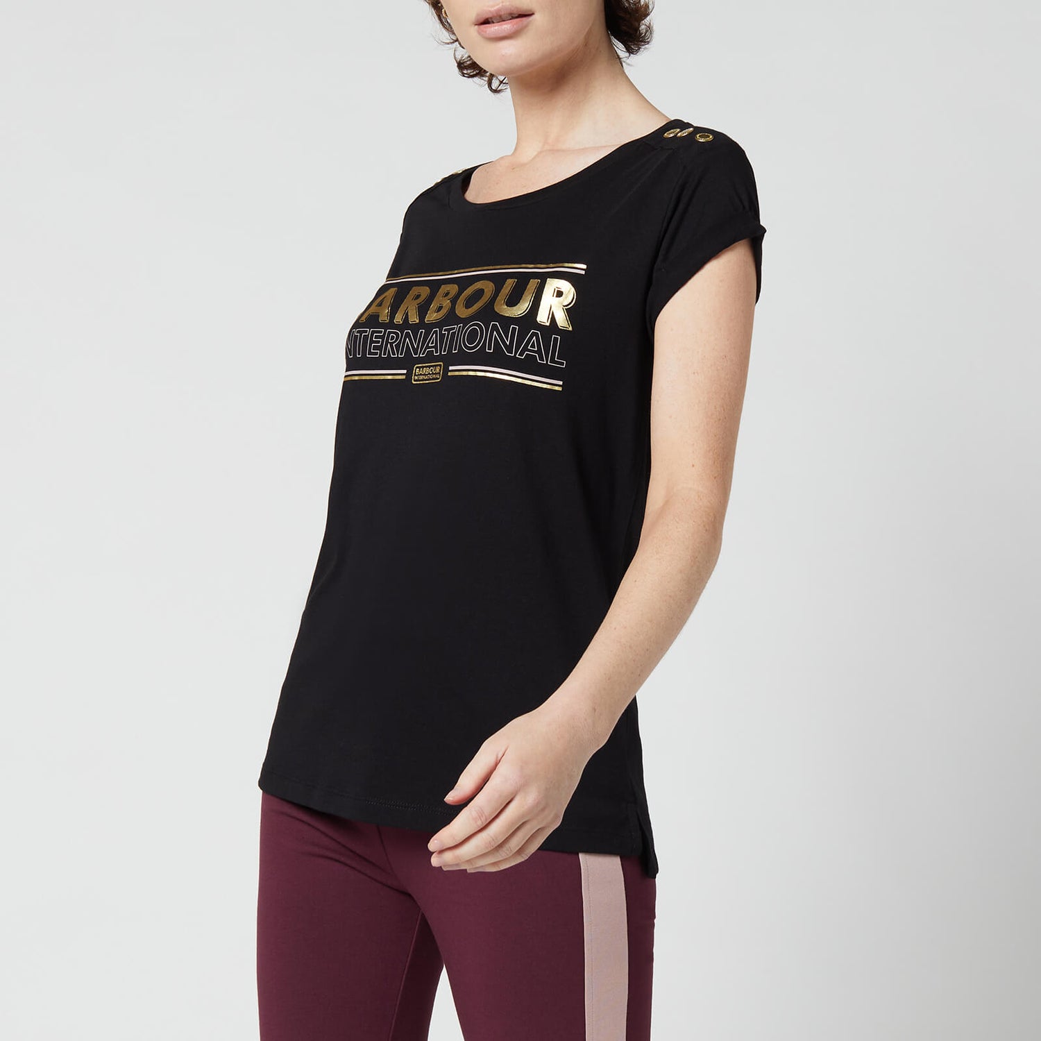Barbour International Women's Montegi T-Shirt - Black - UK 10