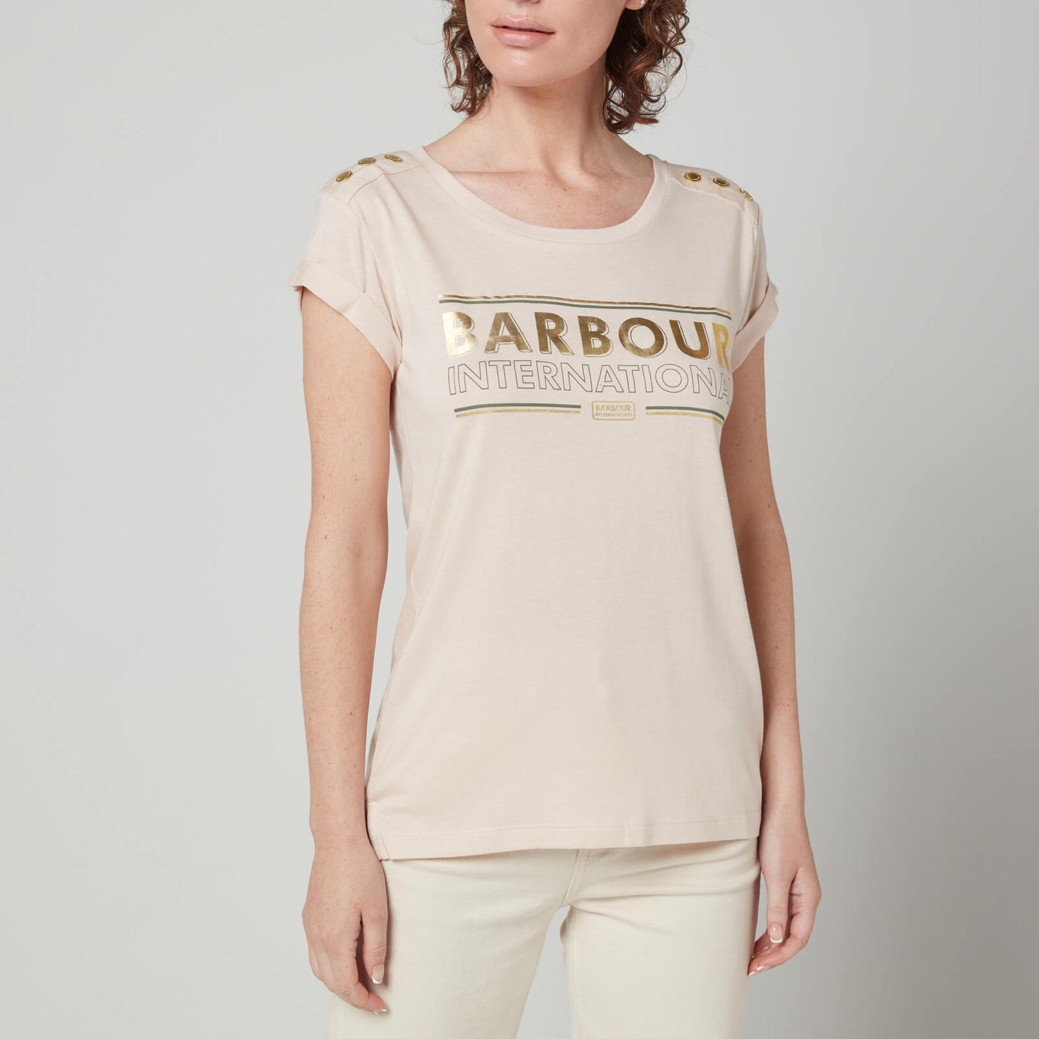 Barbour International Women's Montegi T-Shirt - Champagne