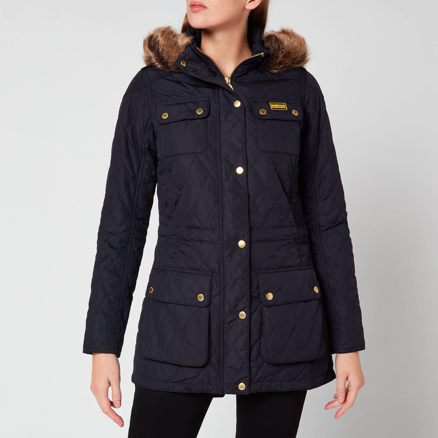 Barbour International Women's Enduro Quilted Jacket - Navy