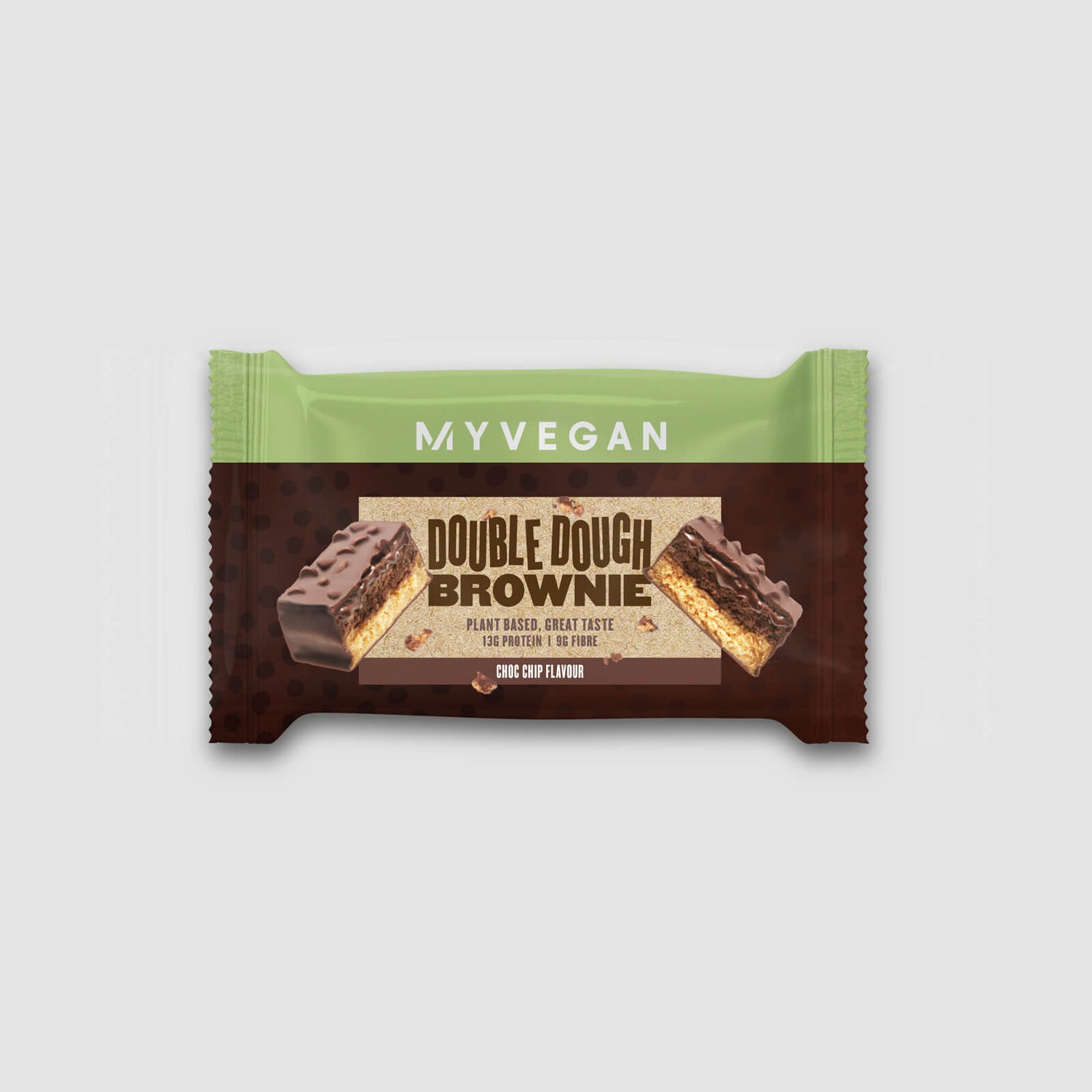 Vegan Double Dough Brownie - Čokoládové kousky