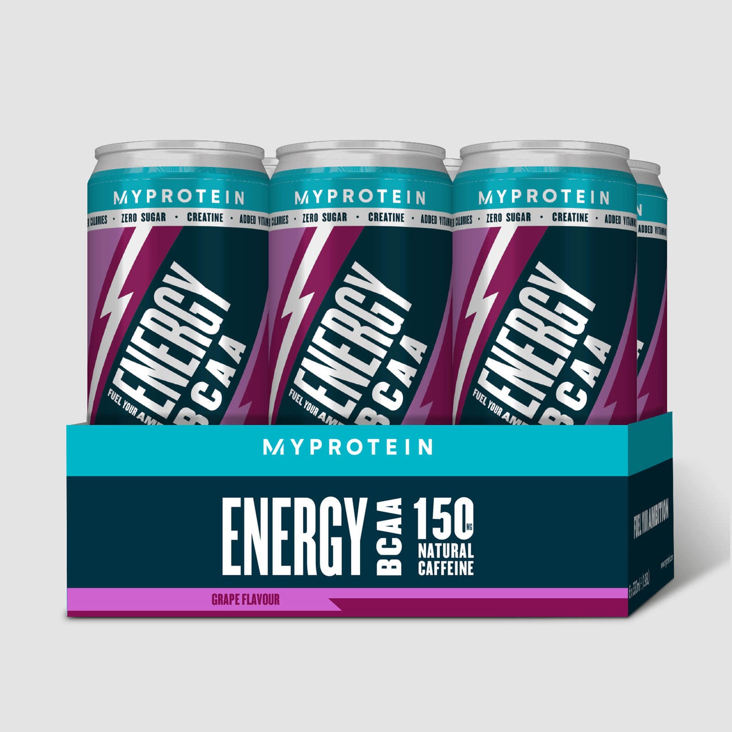 BCAA Energy Drink (6 Pack) - Grape