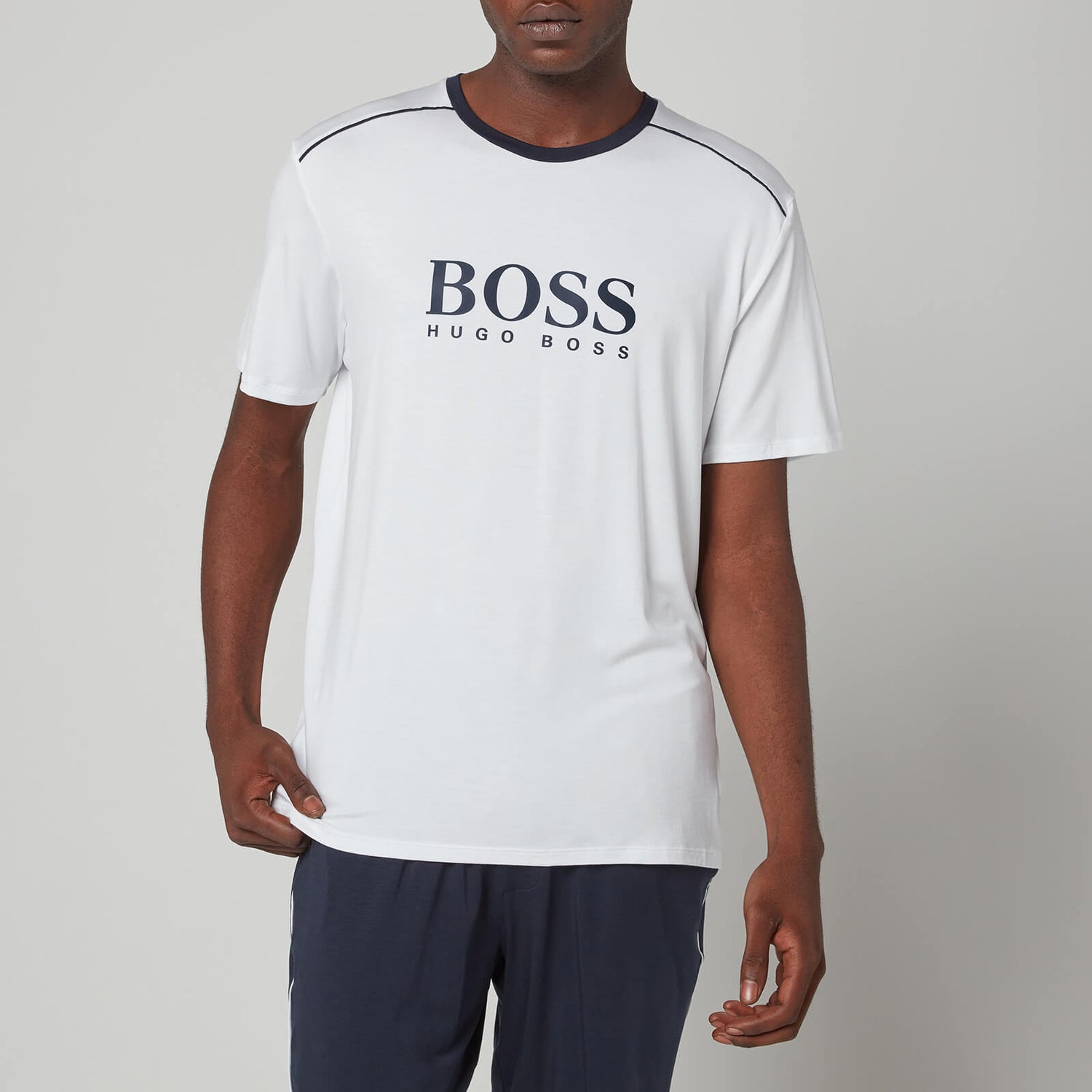 BOSS Bodywear Men's Refined Short Set - Dark Blue