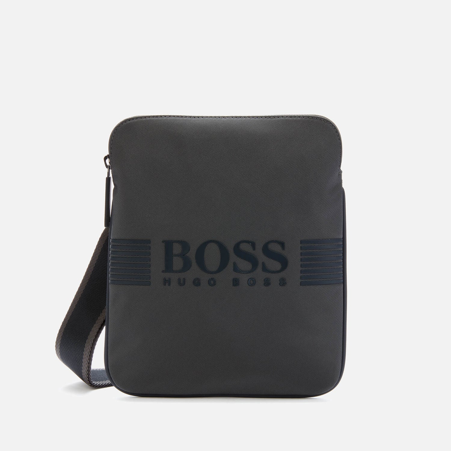BOSS Men's Pixel Small Zip Envelope Bag - Dark Grey