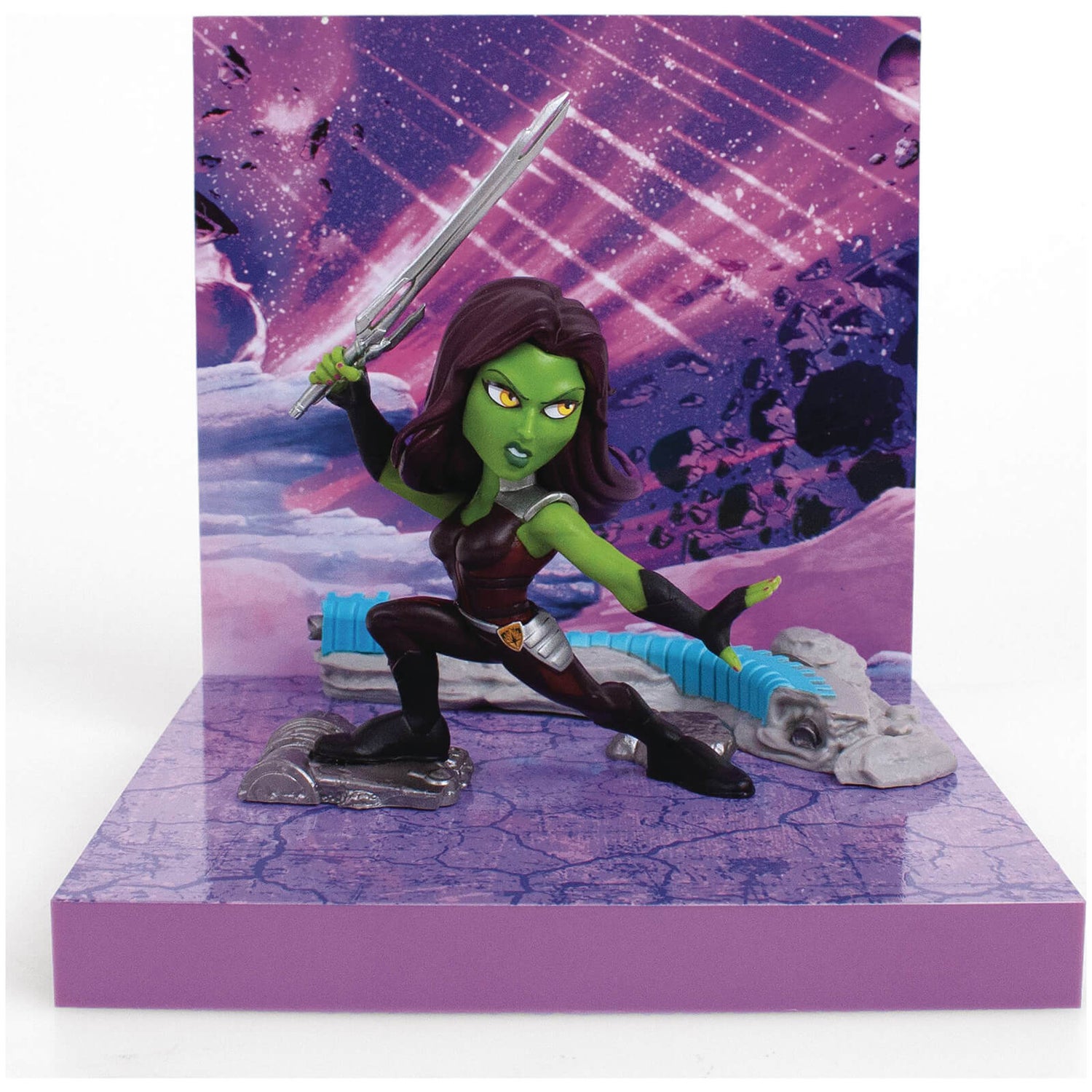 The Loyal Subjects Superama Marvel Comics Figural Diorama - Gamora