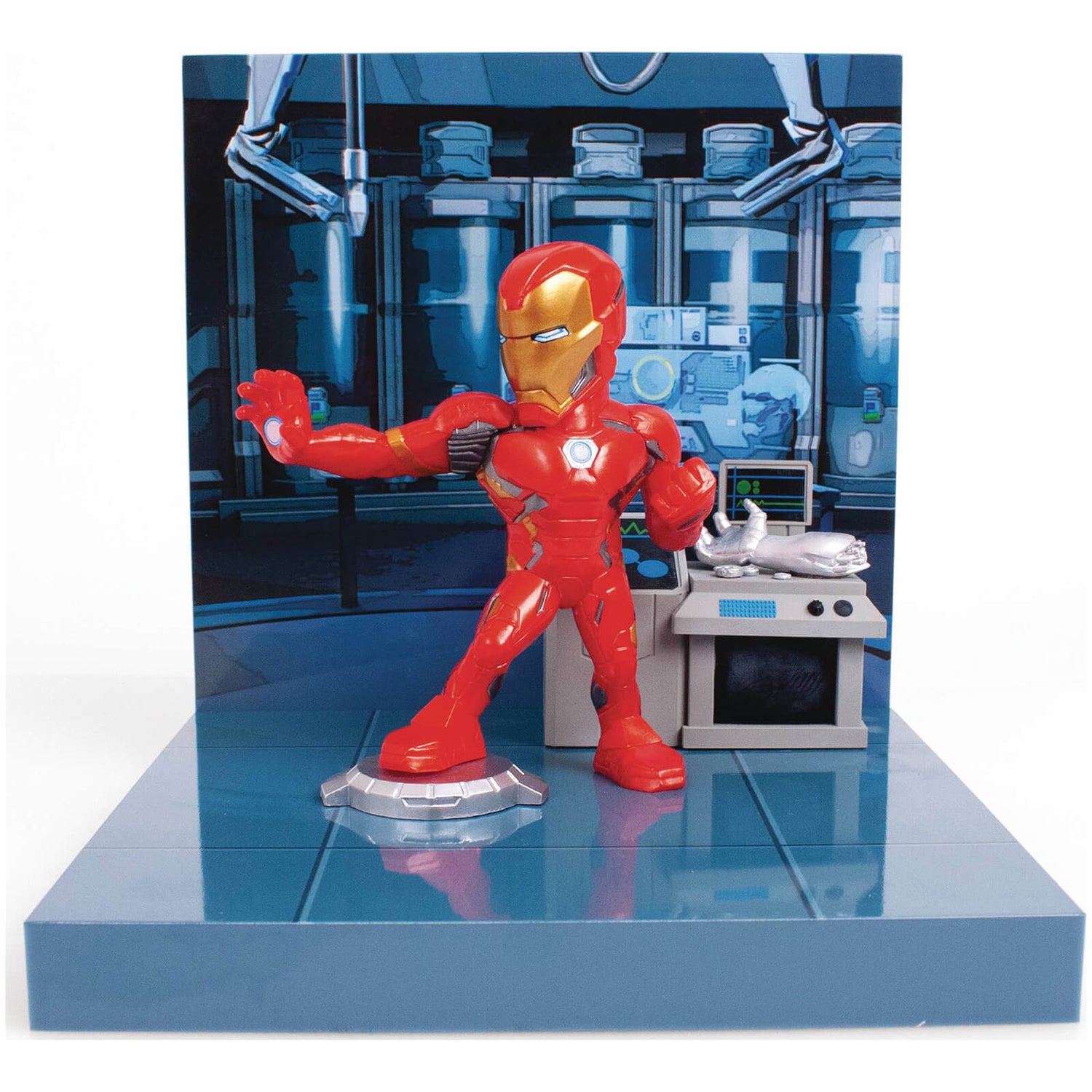 The Loyal Subjects Superama Marvel Comics Figural Diorama - Iron Man