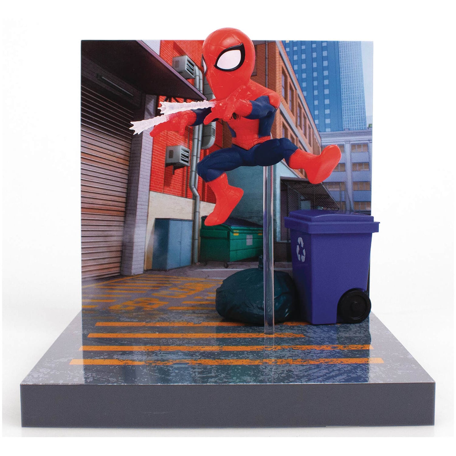 The Loyal Subjects Superama Marvel Comics Figural Diorama - Spider-Man