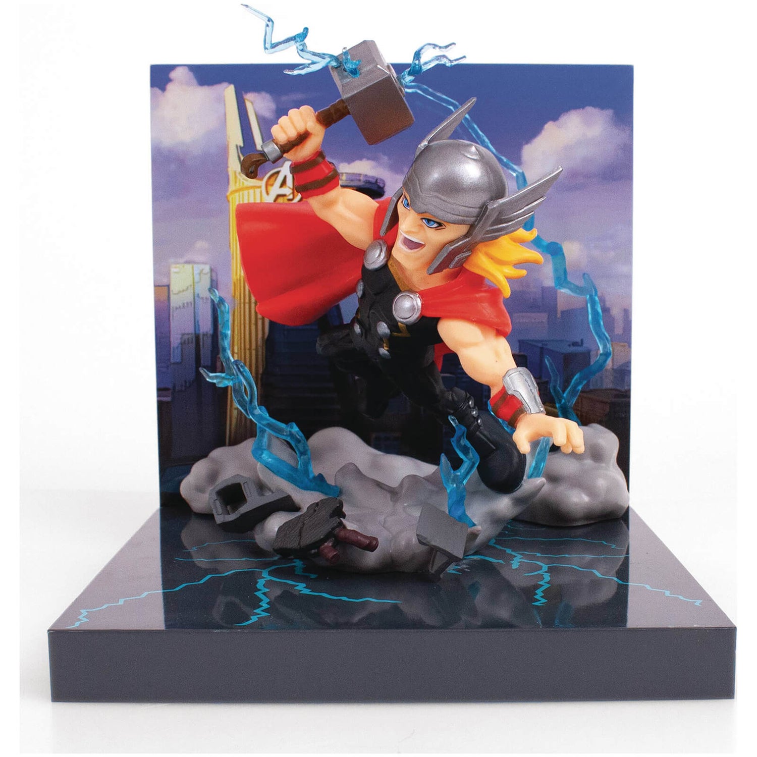 The Loyal Subjects Superama Marvel Comics Figural Diorama - Thor