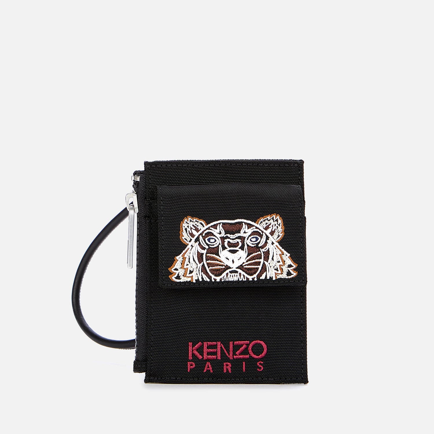 KENZO 女士 Kampus 帆布肩带卡包 - 黑色