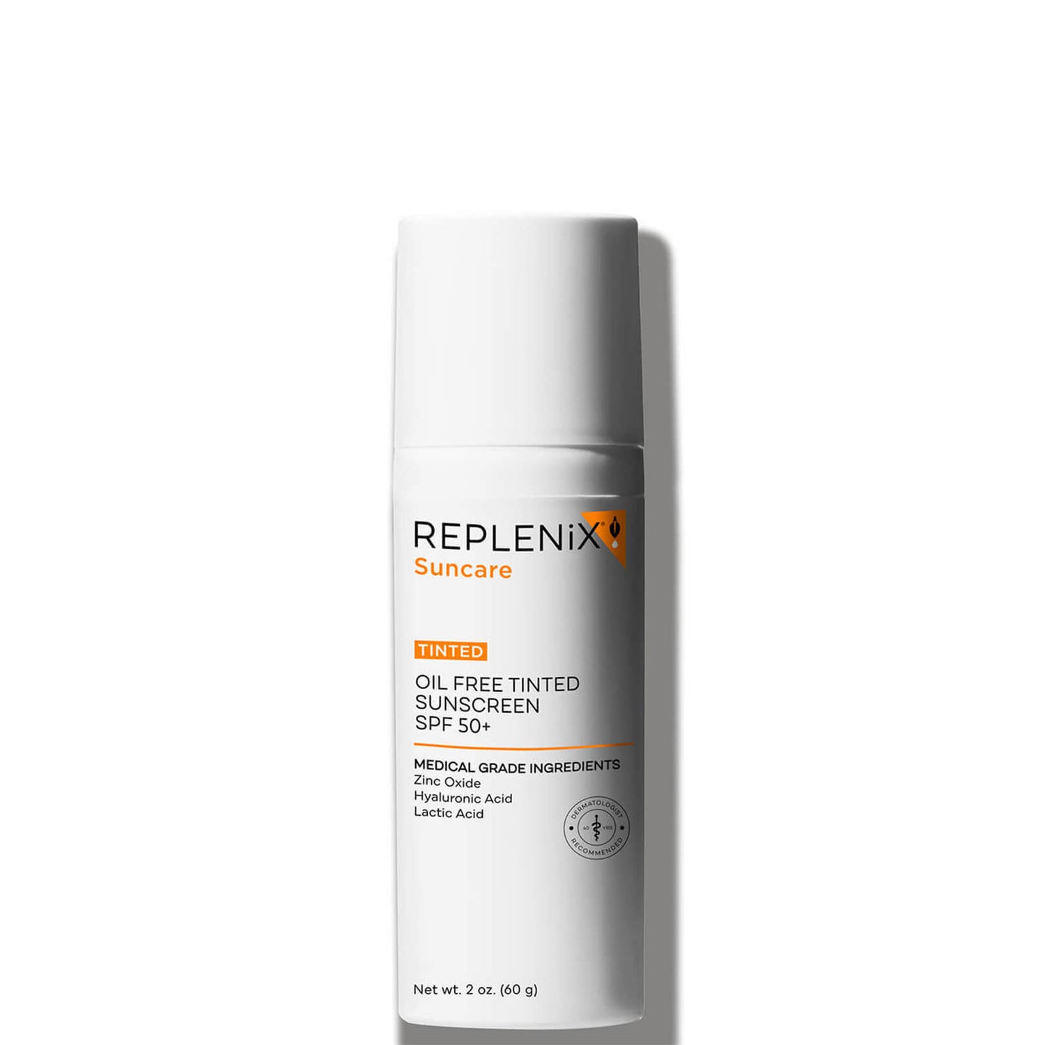 Replenix Tinted Oil Free Face Sunscreen SPF 50 2 oz.