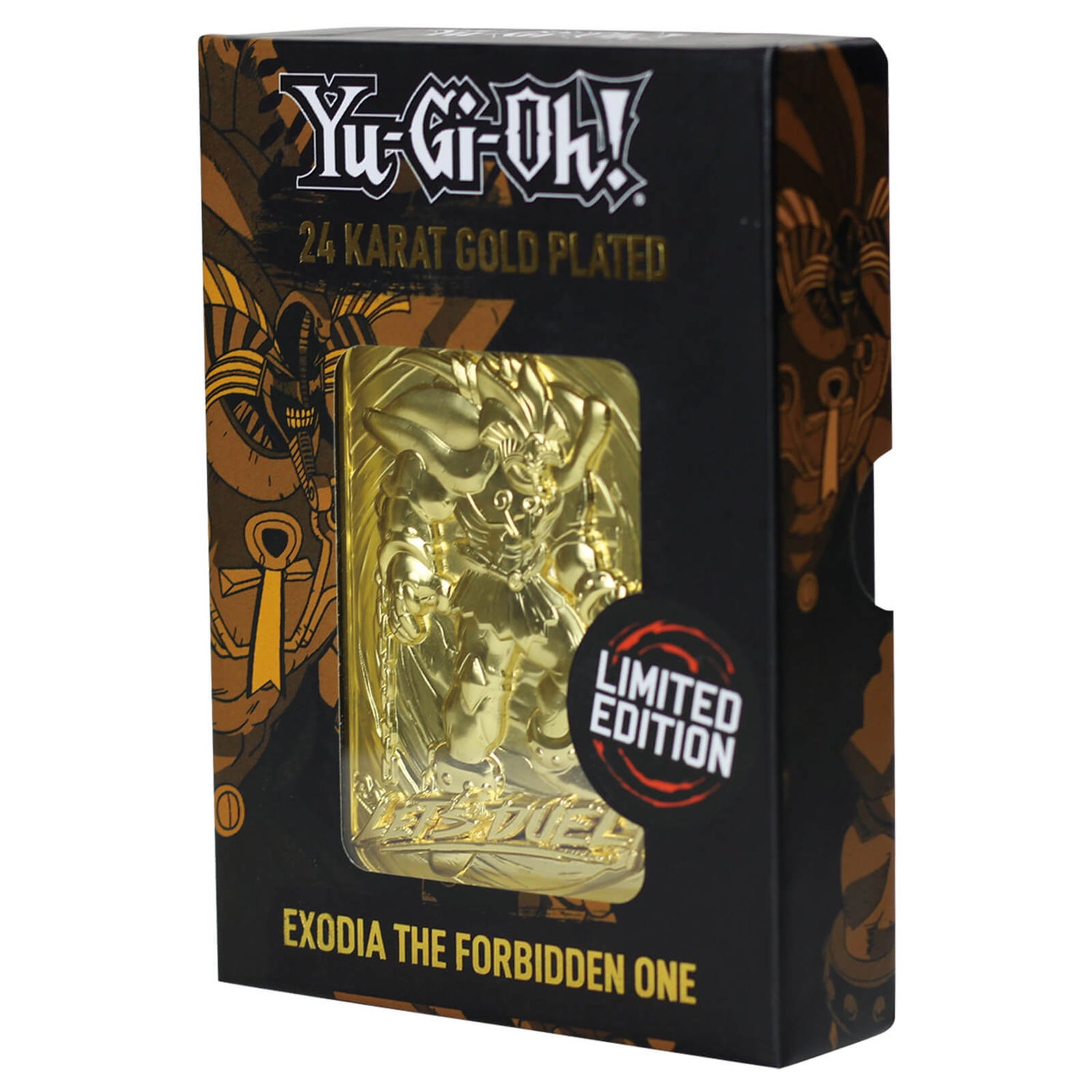 24K Gold plattiert Yu-Gi-Oh!Exodia -The Forbidden One Karte