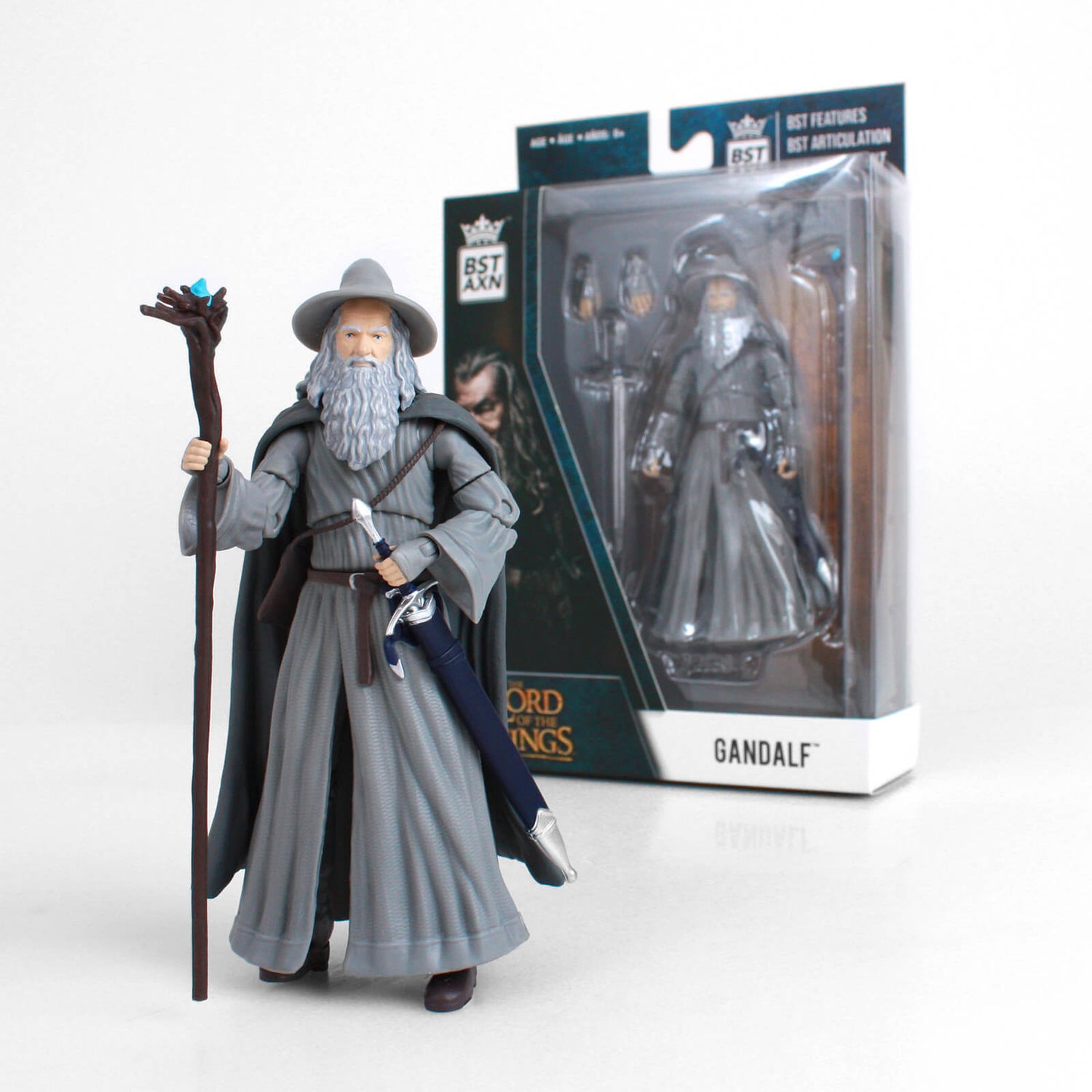 The Loyal Subjects BST AXN Lord Of The Rings 5in Action Figure - Gandalf the Grey