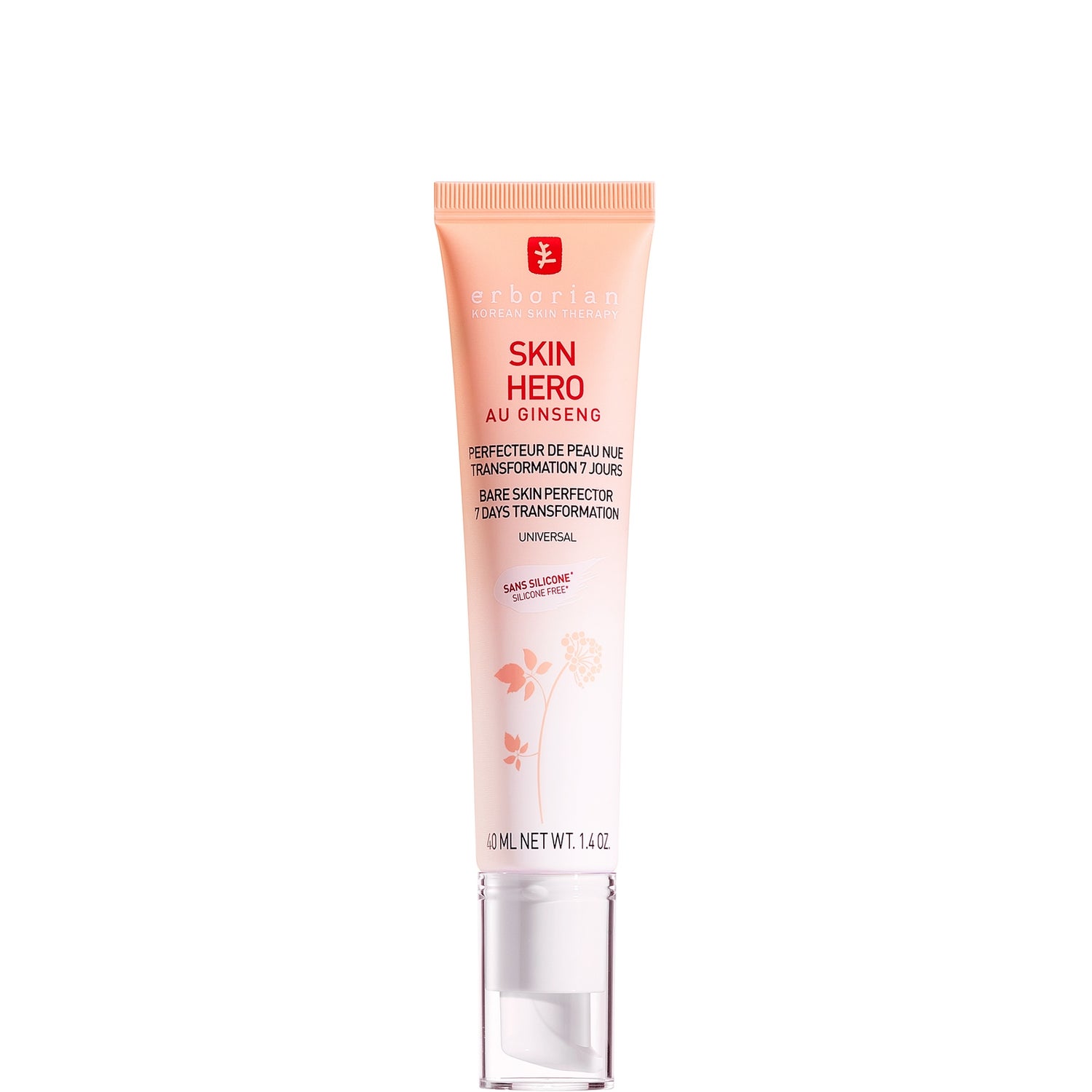 Skin Hero 40ml - Bezbarwny podkład do skóry, który wyraźnie poprawia jej jakość oraz strukturę
