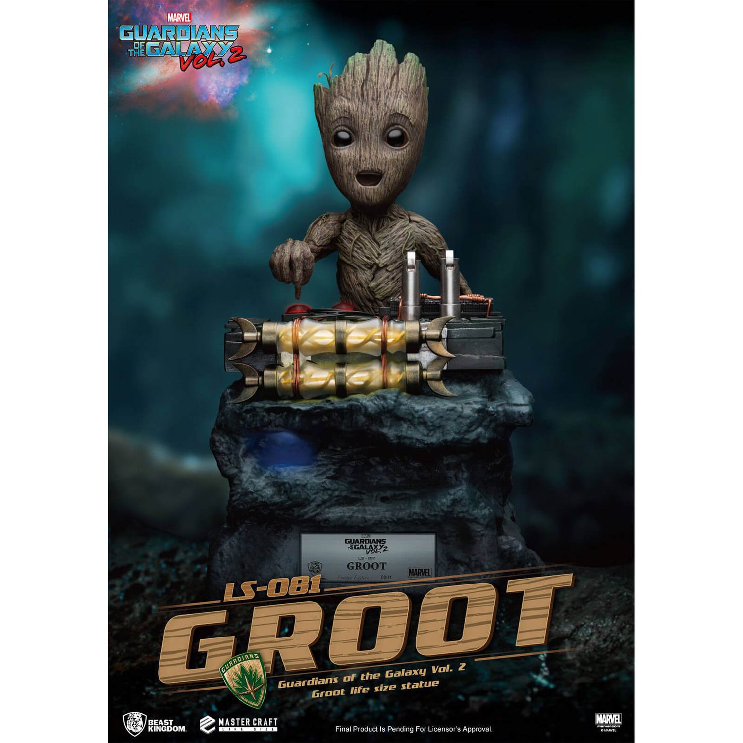 Beast Kingdom Guardians of the Galaxy 2 Life-Size Statue Baby Groot 32 cm