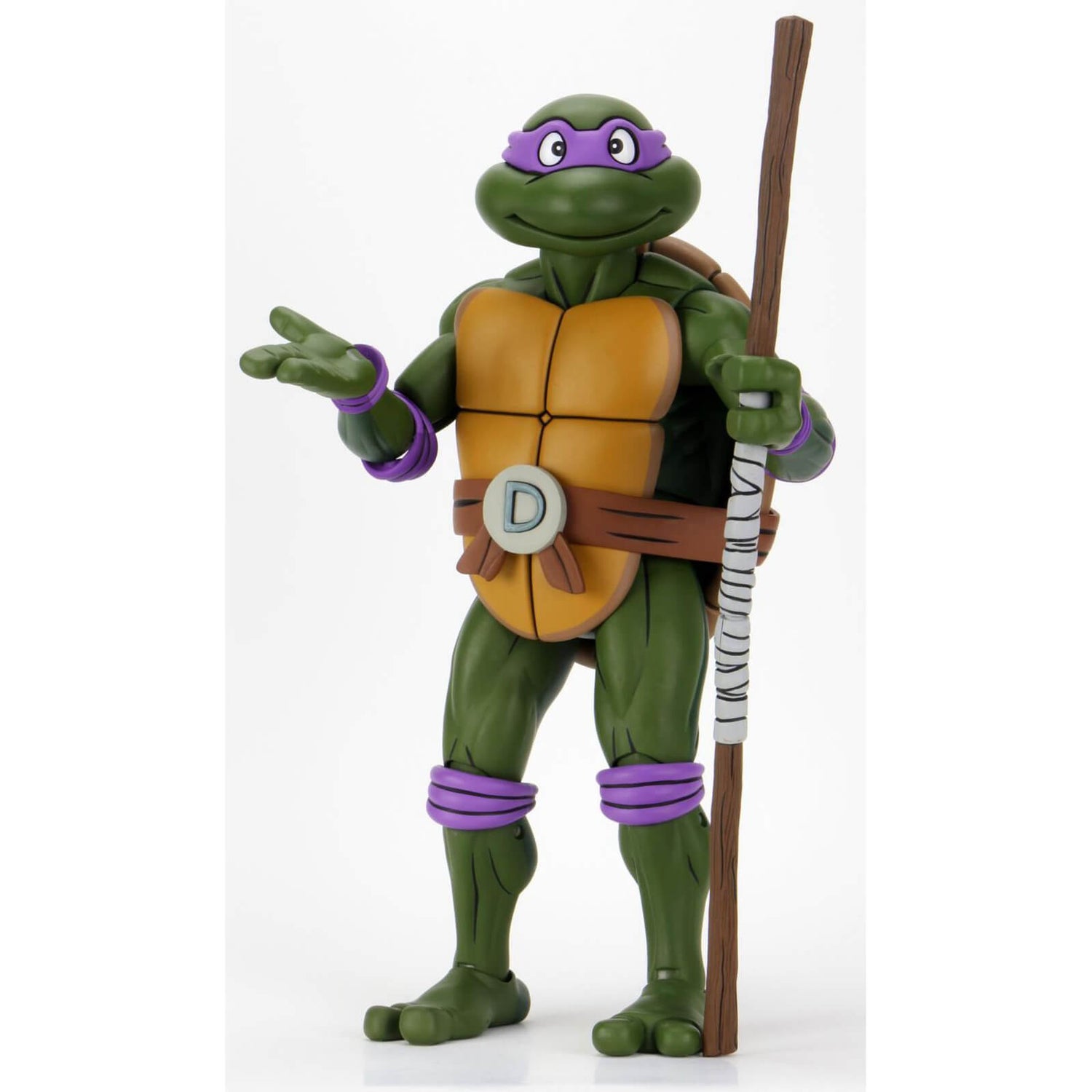 NECA TMNT Cartoon Giant-Sized Donatello Figurine articulée Échelle 1/4 Les Tortues Ninja