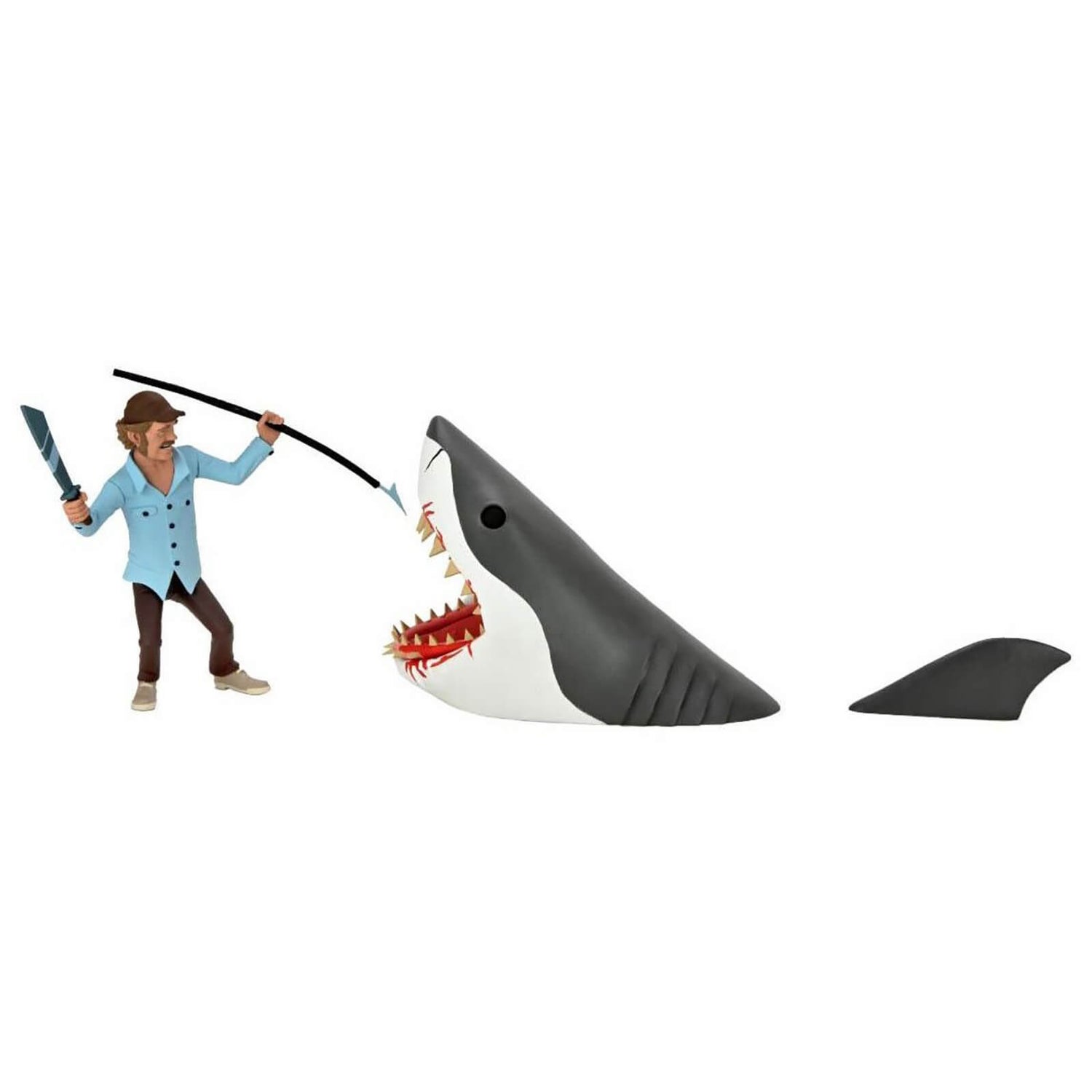 NECA Jaws Toony Terrors Jaws and Quint 6 Inch Scale Action Figure 2-Pack