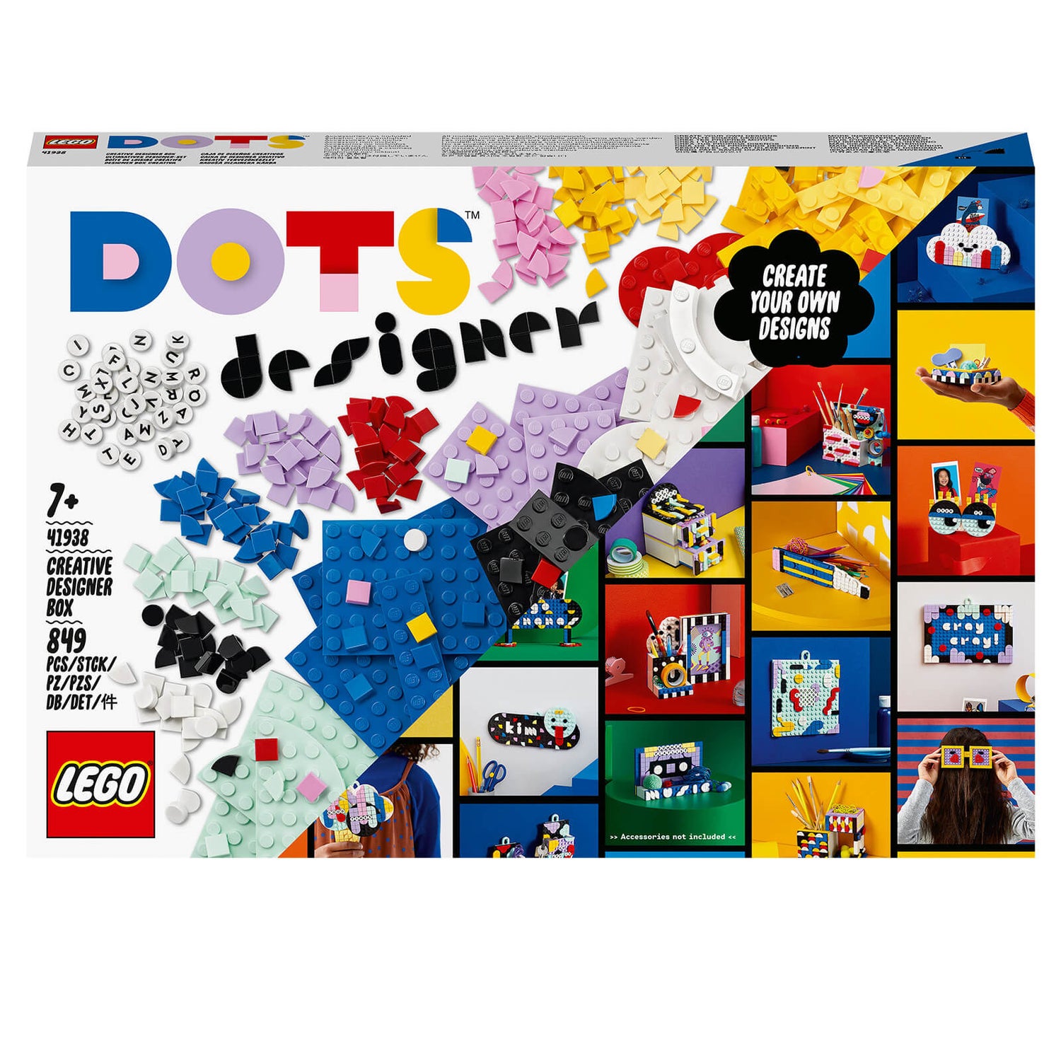 LEGO DOTS: Creative Designer Box Lots of Extra DOTS: Set (41938)