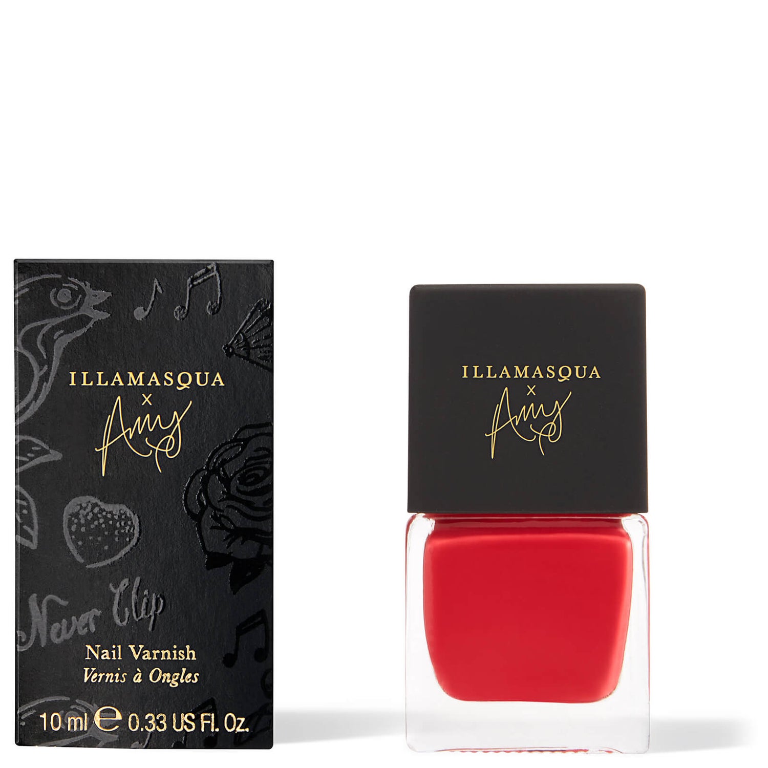 Illamasqua Matte Nail Varnish - Amy Red