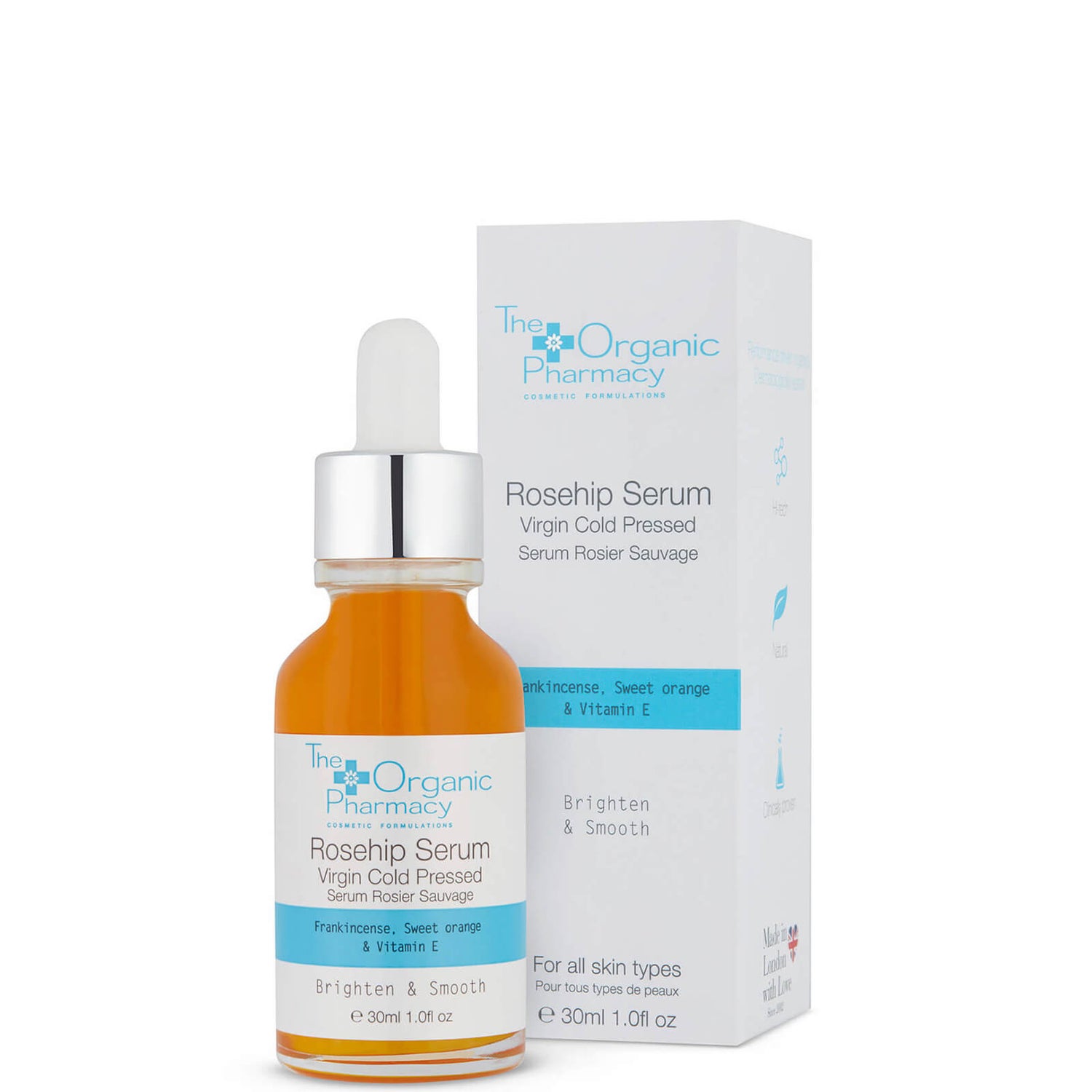 The Organic Pharmacy Virgin Cold Pressed Rosehip Serum 30ml