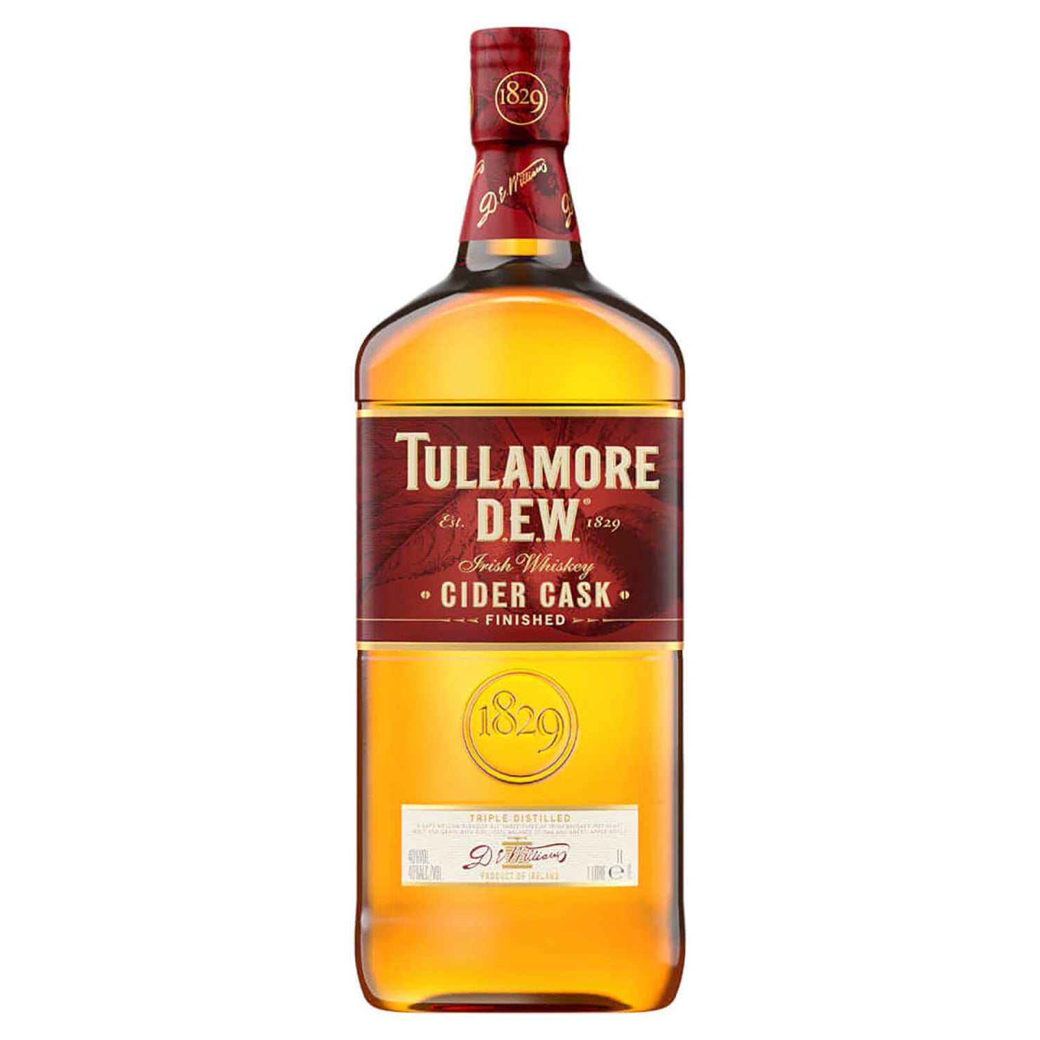 Tullamore D.E.W. Cider Cask Finish Irish Whiskey 1L