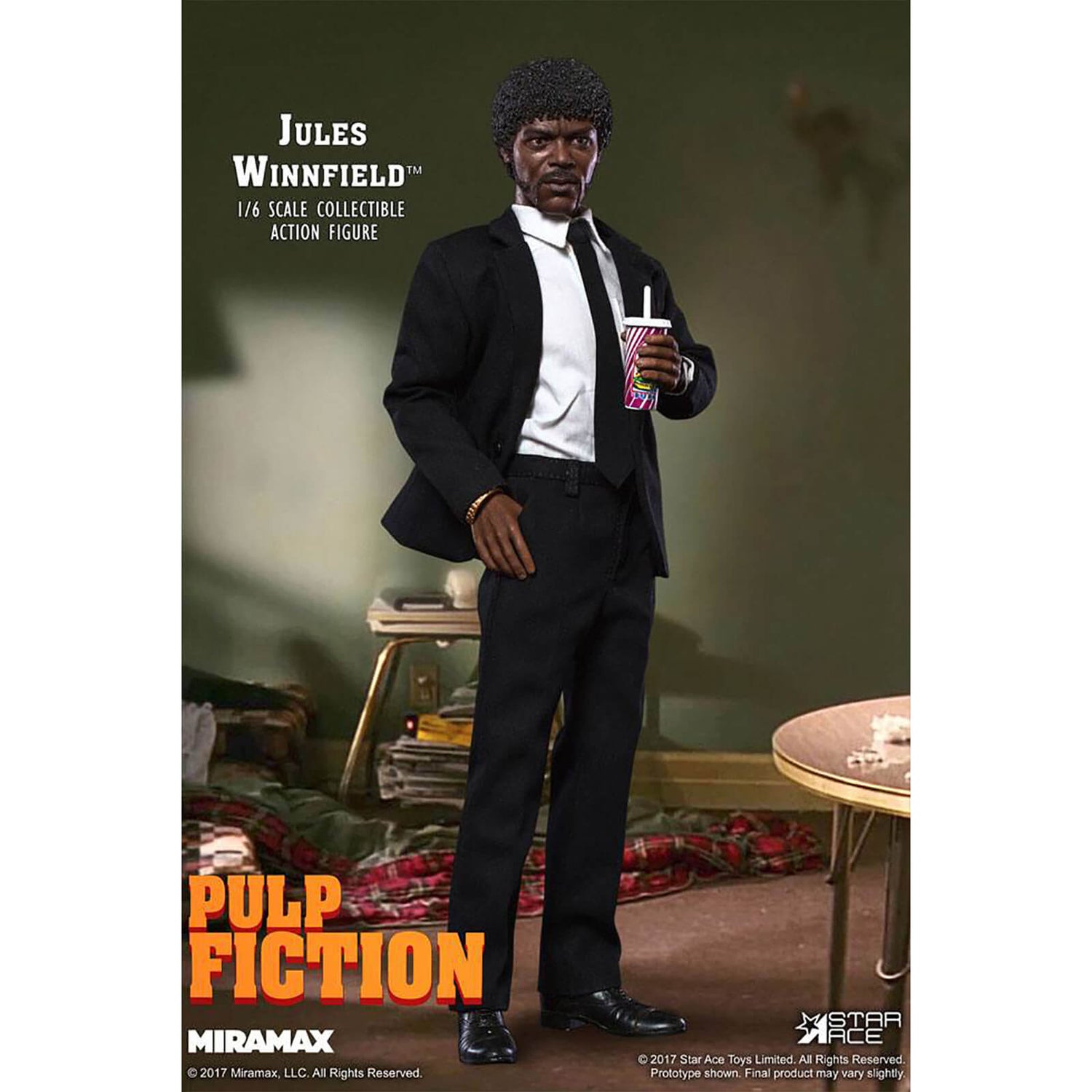 Star Ace Pulp Fiction My Favourite Movie Action Figure 1/6 Jules Winnfield 30 cm