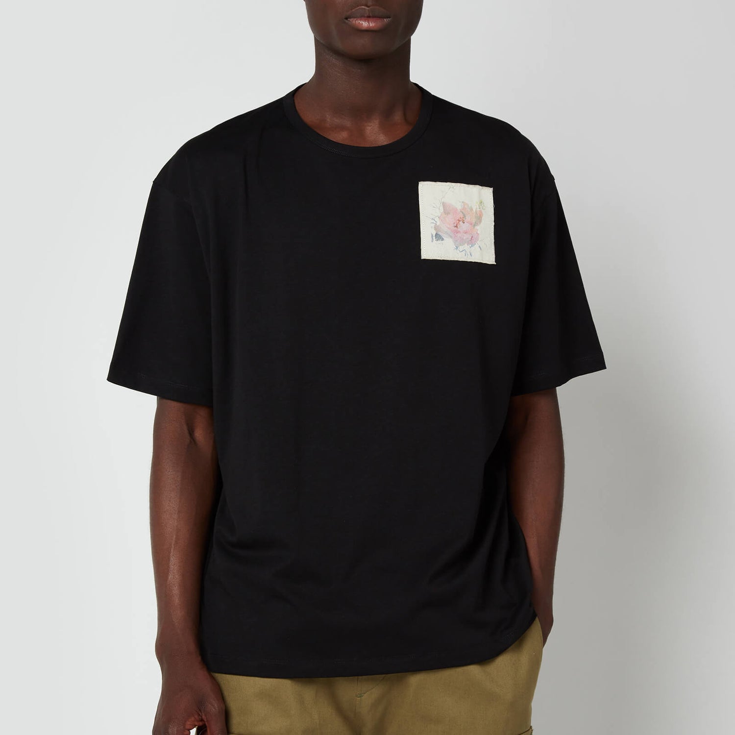 Ted Baker Men's Nofan Embroidered Logo T-Shirt - Black - 4/L