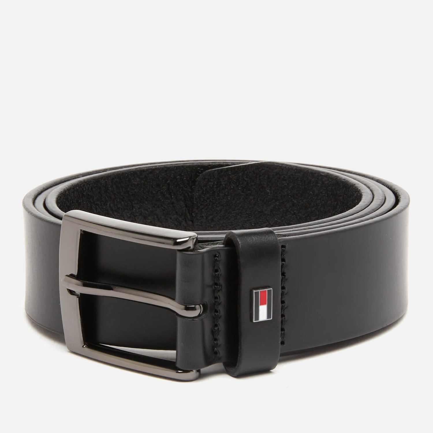 Tommy Hilfiger Men's Adan Leather Belt - Black