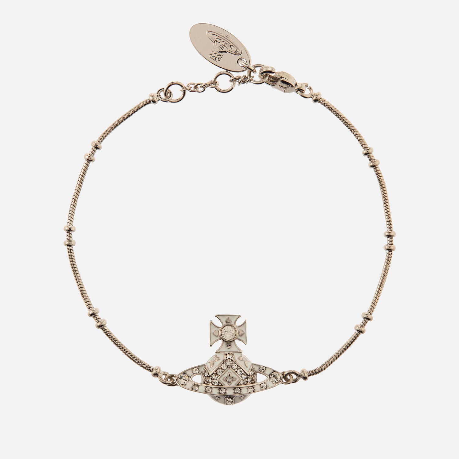 Vivienne Westwood Women's Beryl Bas Relief Bracelet - RhodiumCrystal