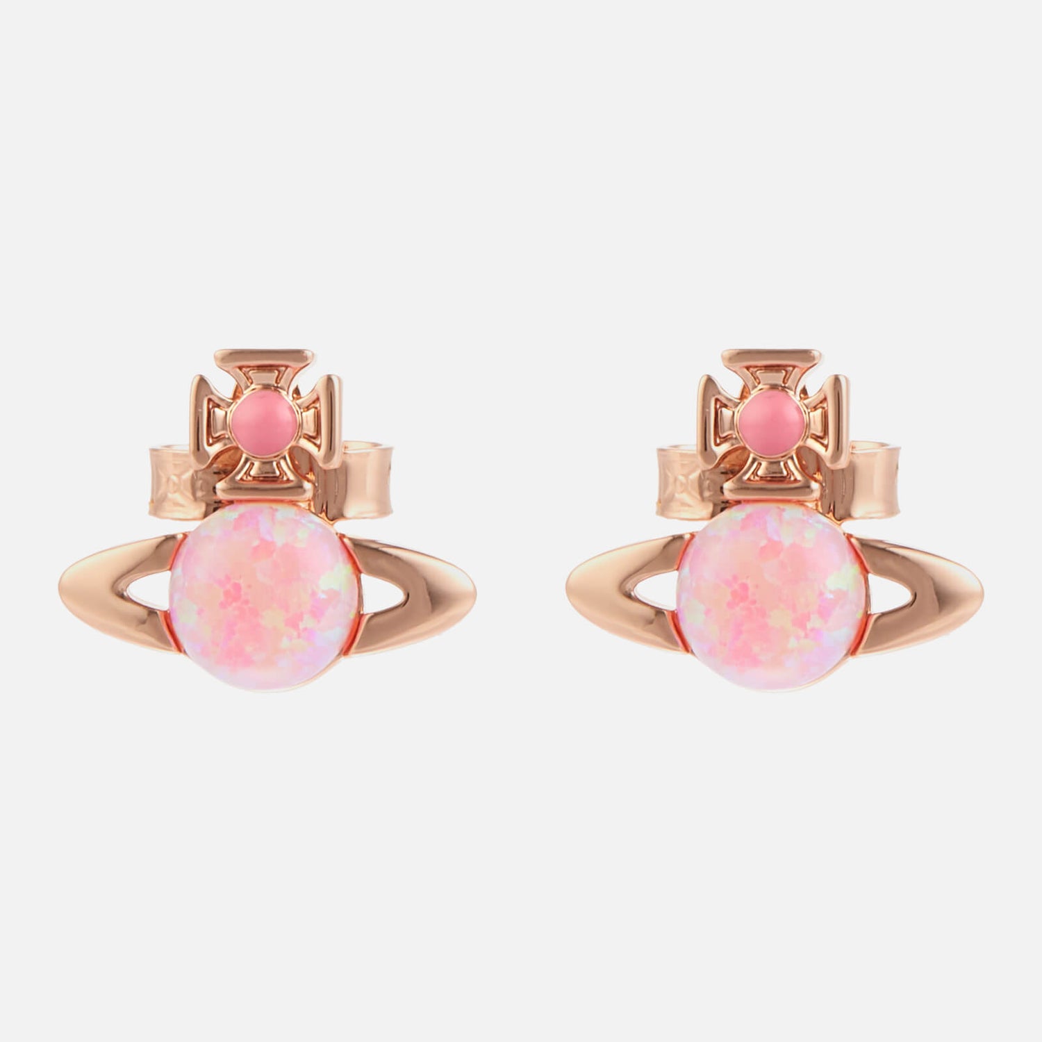 Vivienne Westwood Women's Isabelitta Bas Relief Earrings - Pink Gold Pink Pink