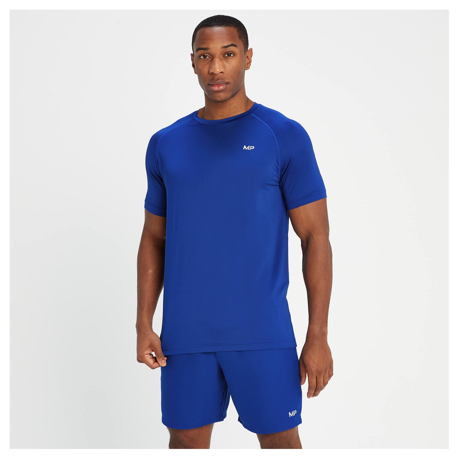 MP Men's Training Short Sleeve T-Shirt - Cobalt Blue - XXS