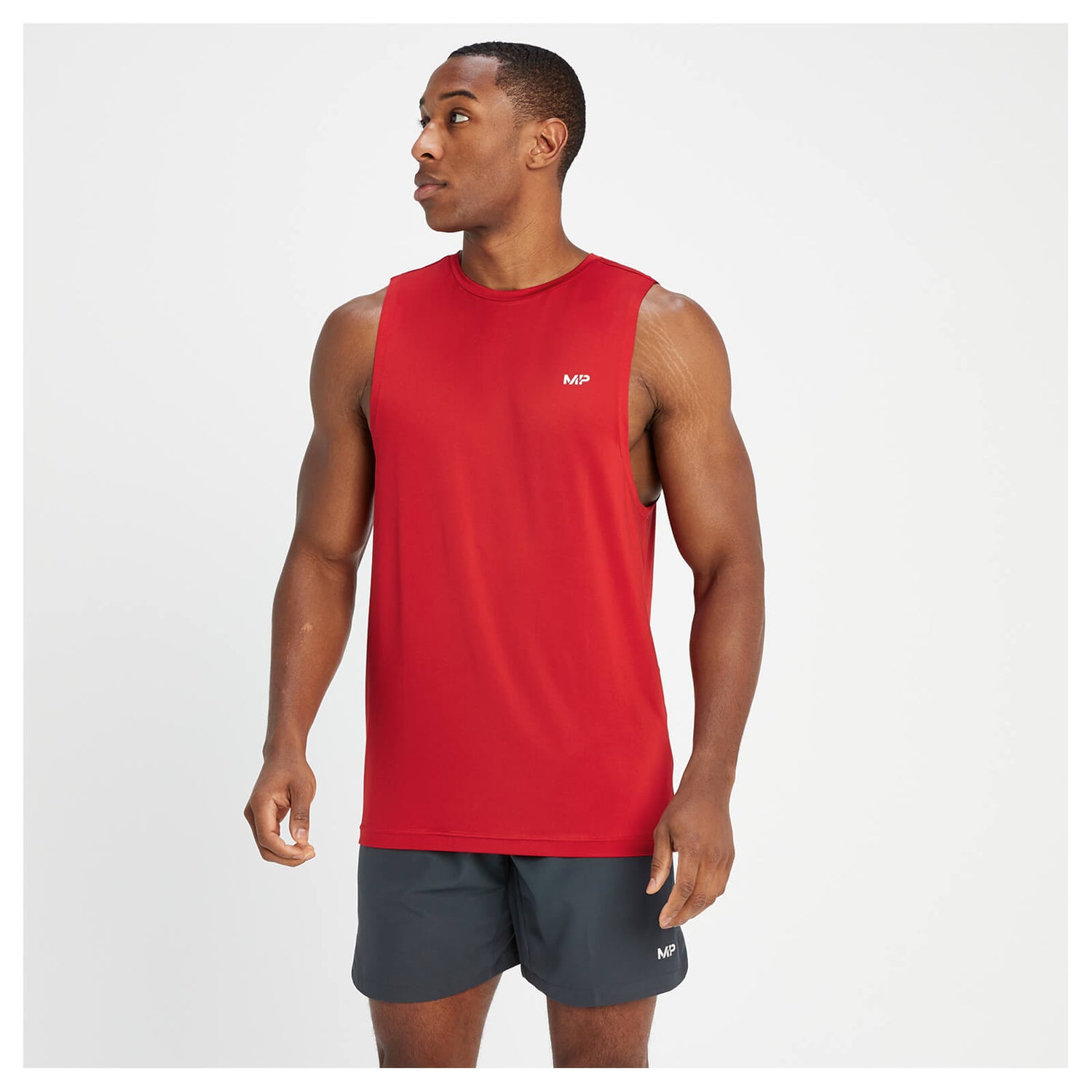 MP Men's Training Tank Top - Crimson