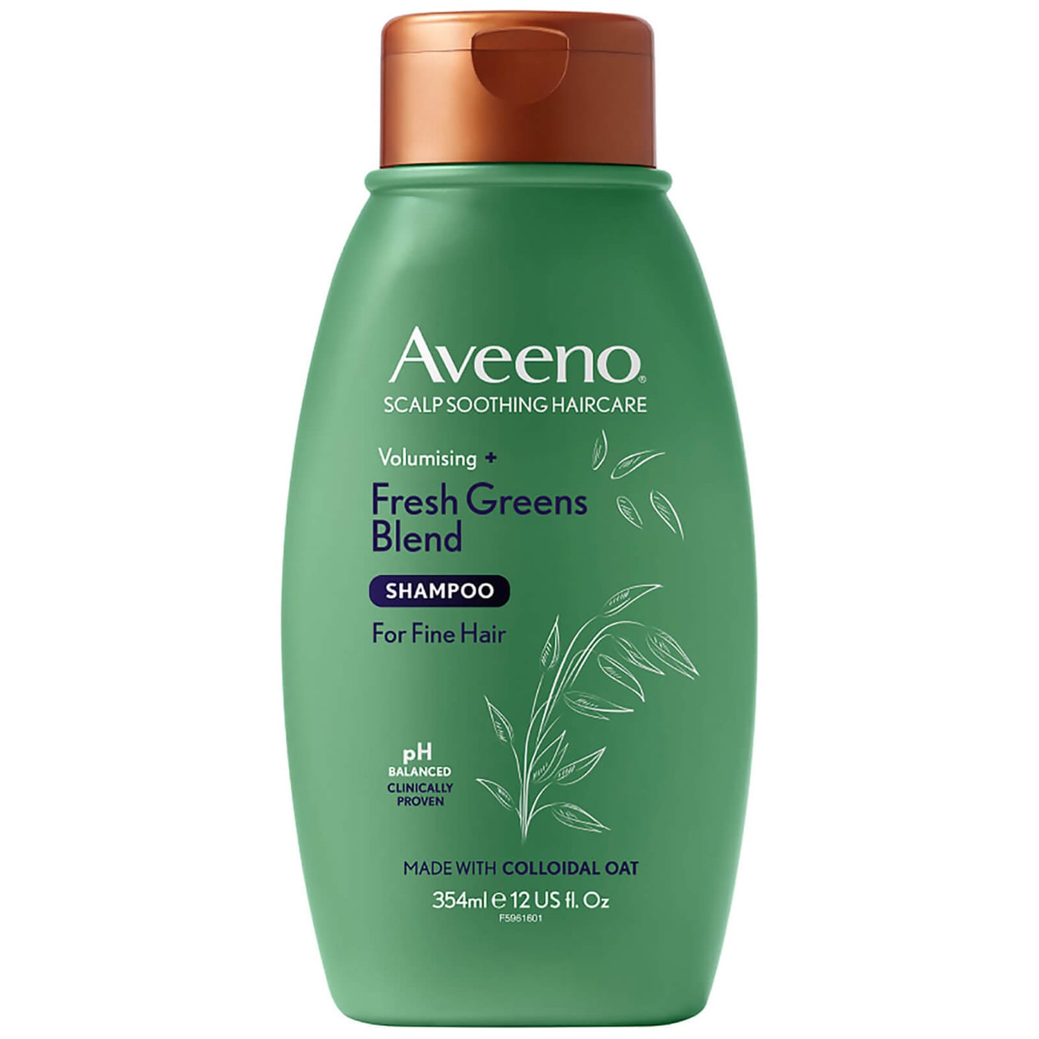 Aveeno Scalp Soothing Haircare Volumising Fresh Greens Blend Shampoo 354ml