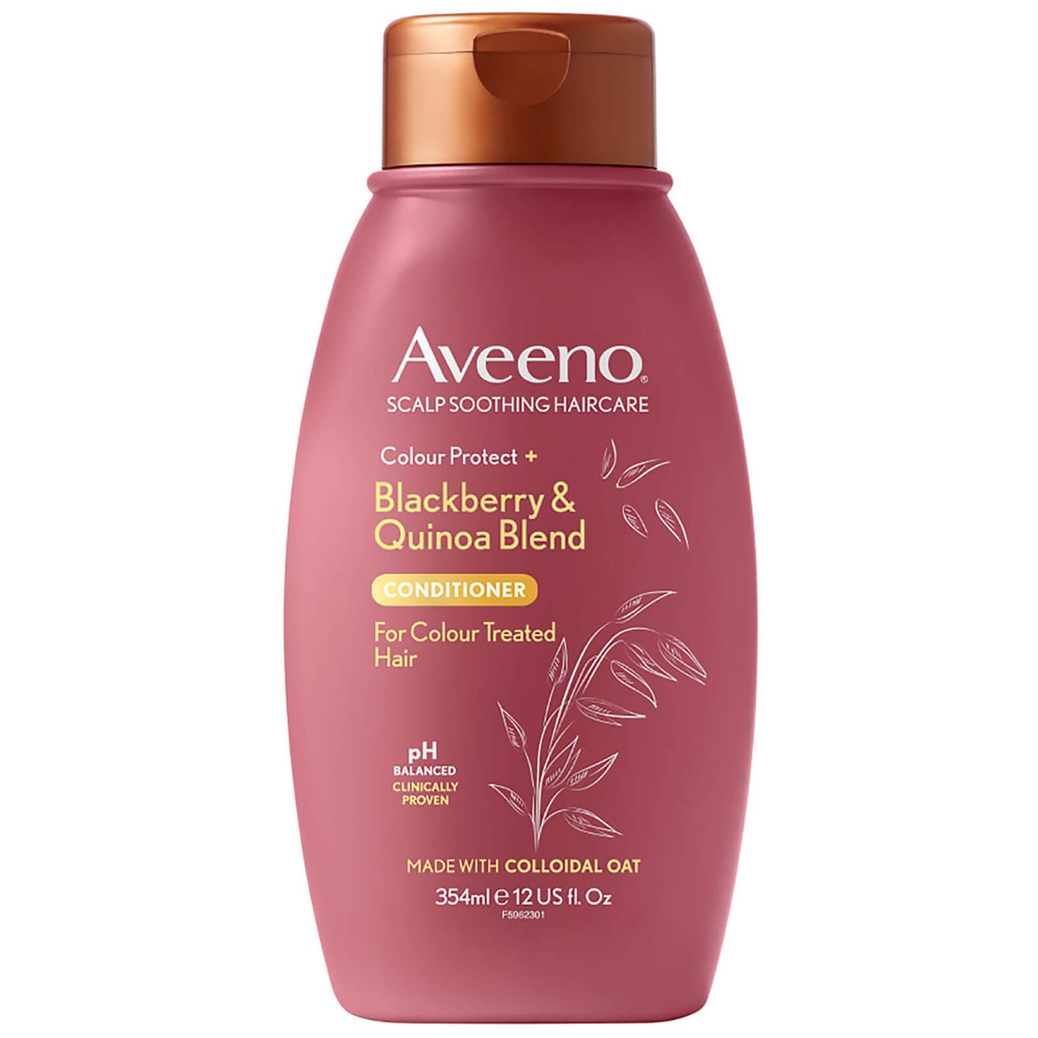 Aveeno Scalp Soothing Haircare Colour Protect Blackberry and Quinoa Conditioner 354ml