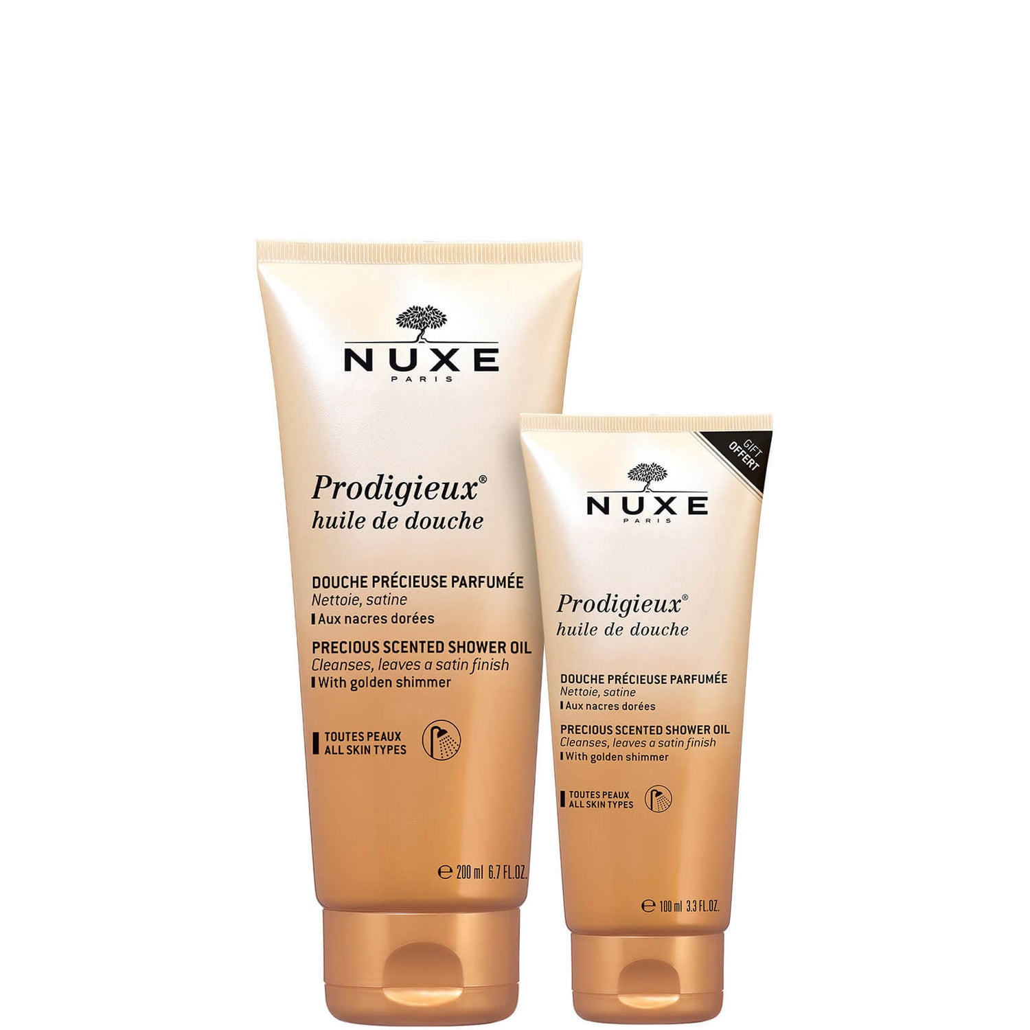 NUXE Duo Prodigieux® Scented Milk + Free Shower Oil