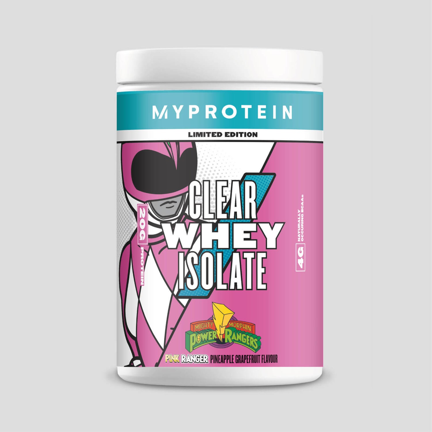 Myprotein Clear Whey Isolate, Pineapple Grapefruit, (PowerRangers), 20 Servings (ALT) (CEE)