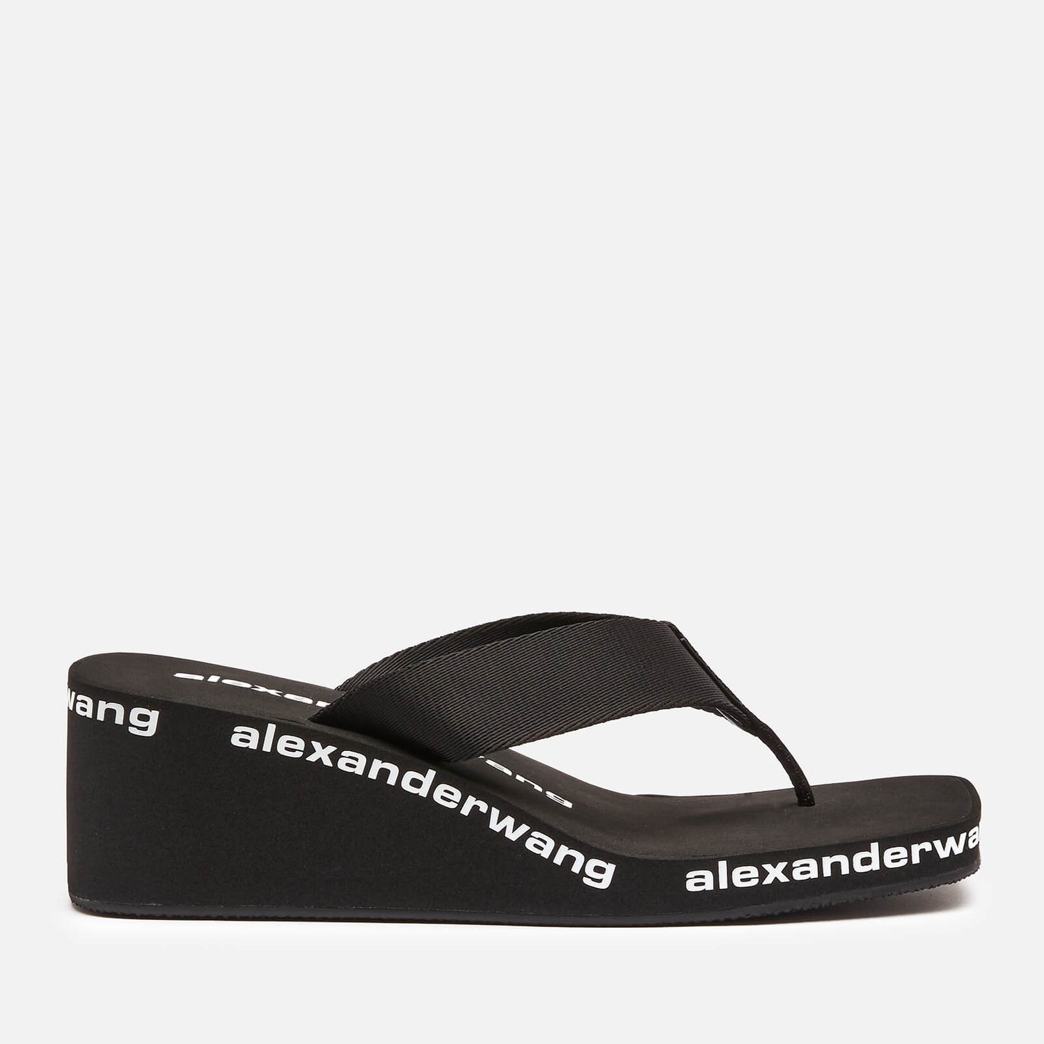Alexander Wang Women's Wedged Flip Flops - Black