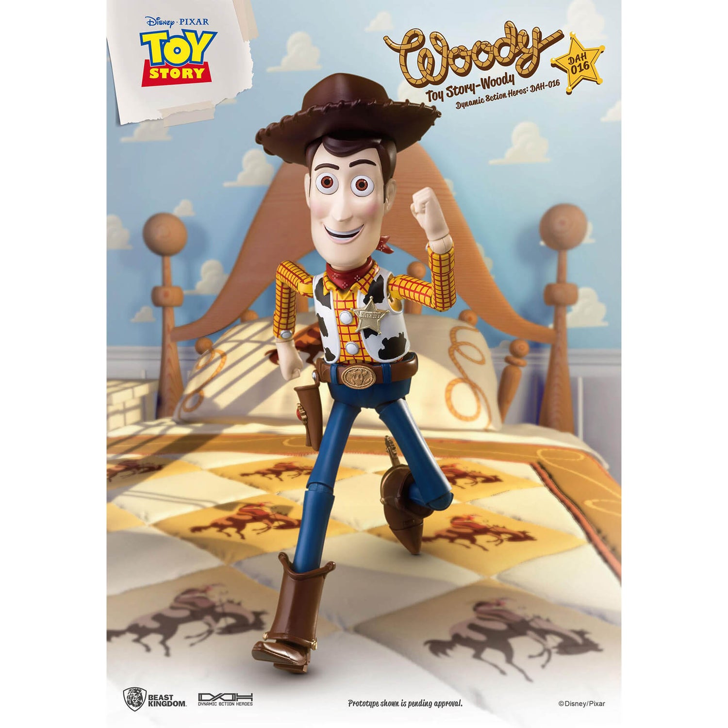 Beast Kingdom Toy Story Dynamic 8ction Figurine de héros - Woody
