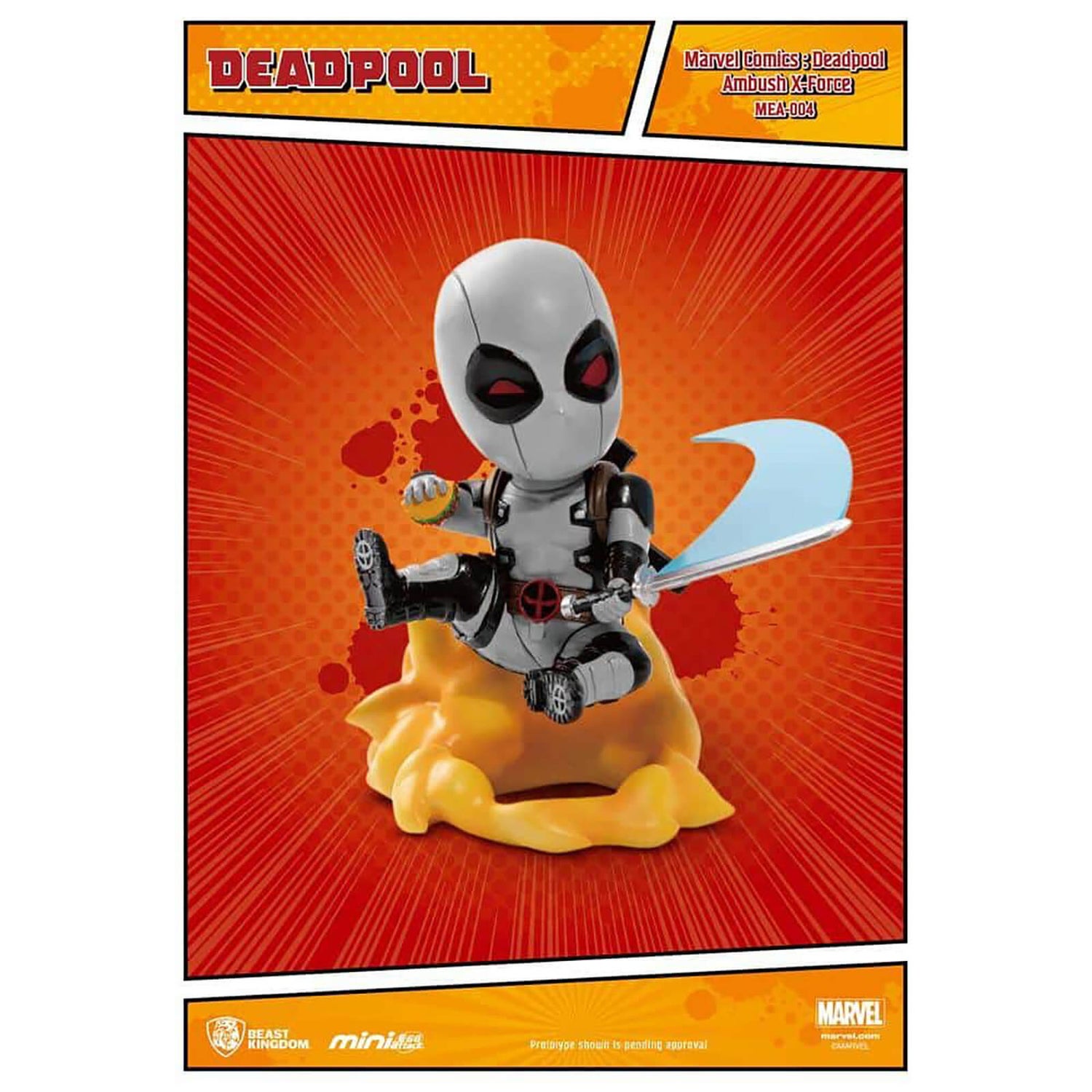 Beast Kingdom Marvel Comics Figurine Deadpool Ambush X-Force