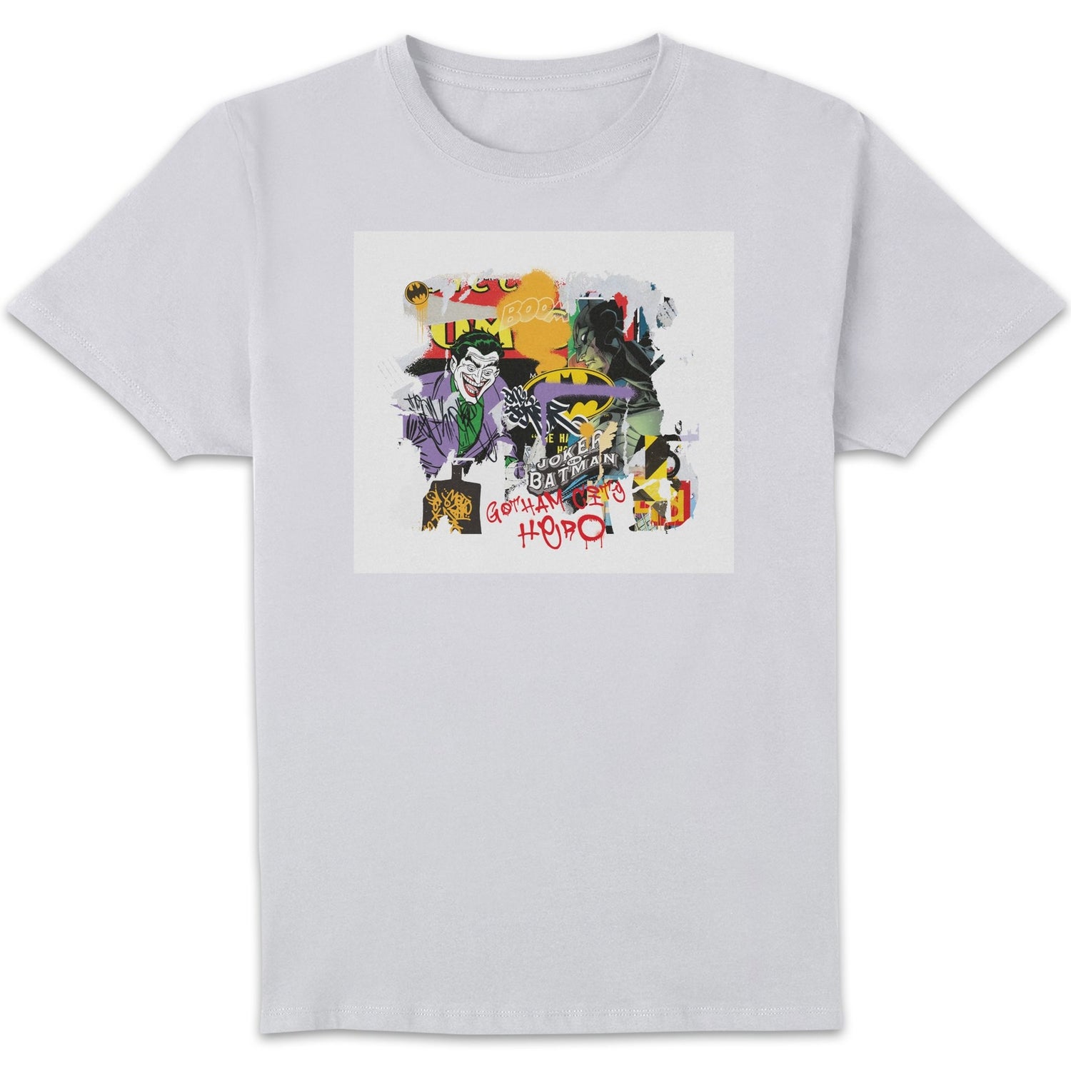 DC Batman Collage Men's T-Shirt - White