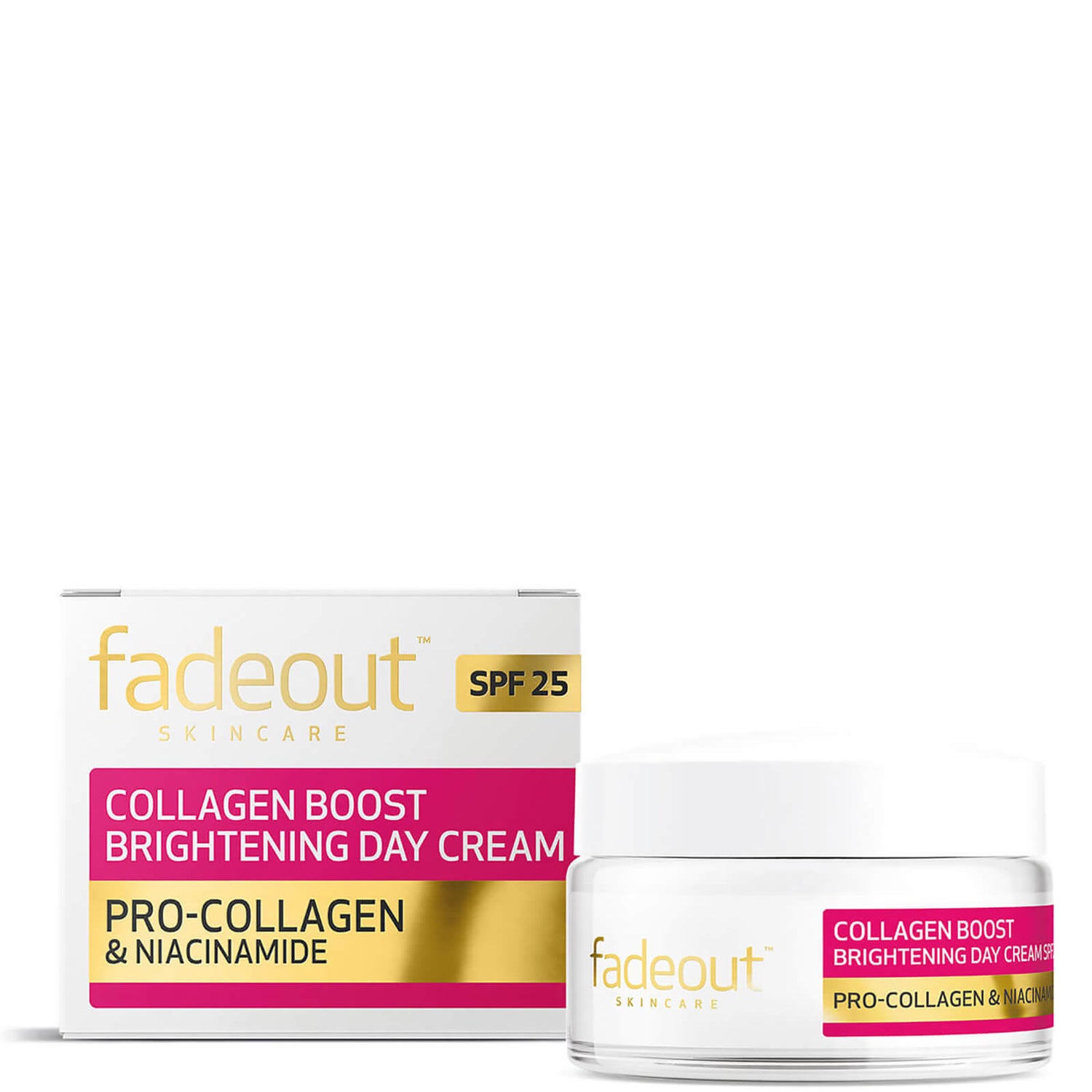 Crème de jour boost de collagène SPF25 Fade Out 50 ml