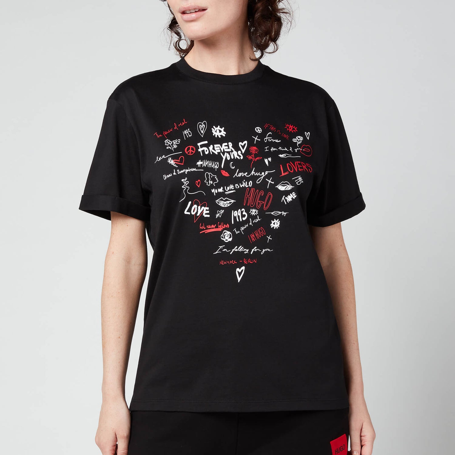 HUGO Women's The Girlfriend T-Shirt 5 - Black - XS