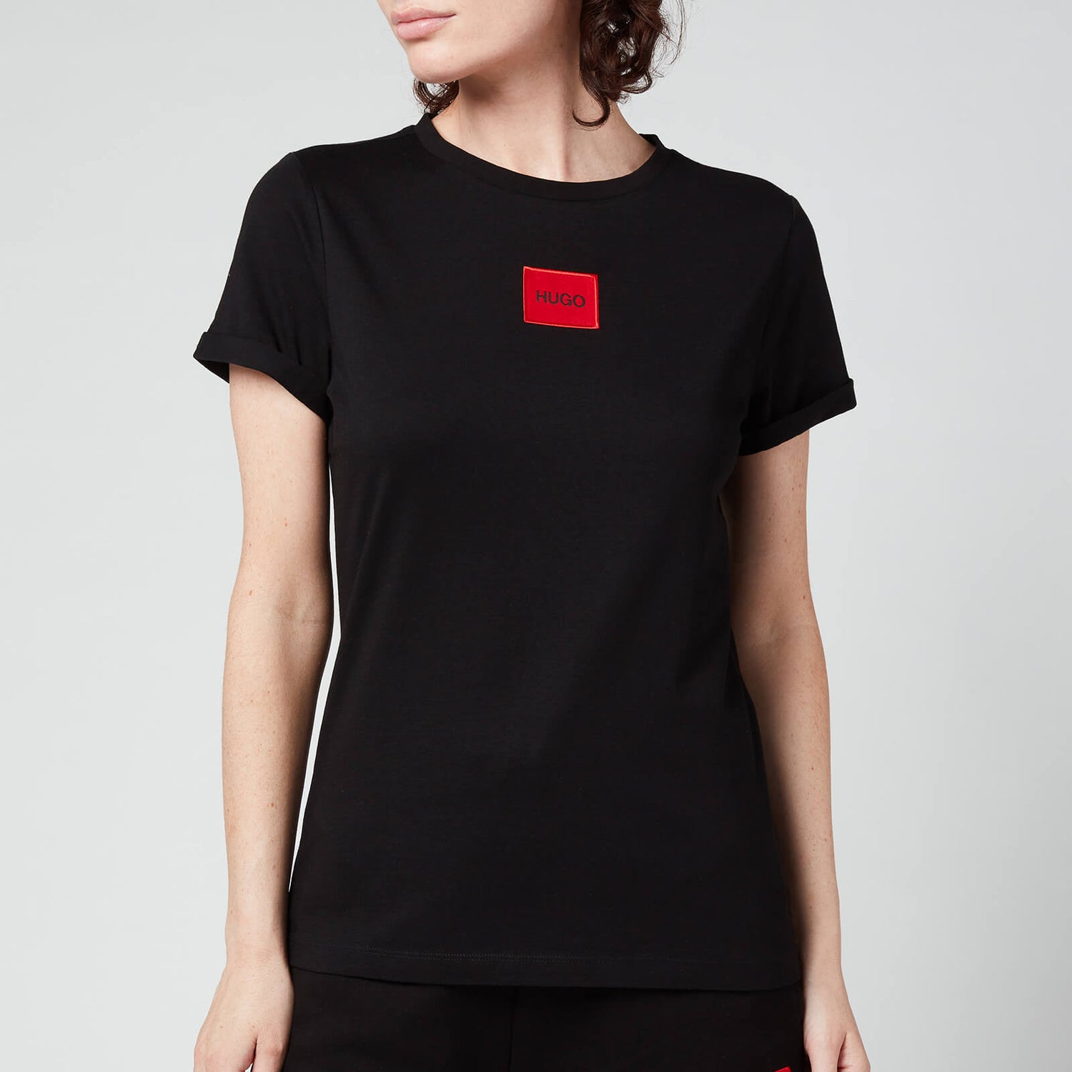 HUGO Women's The Slim Red Label T-Shirt - Black