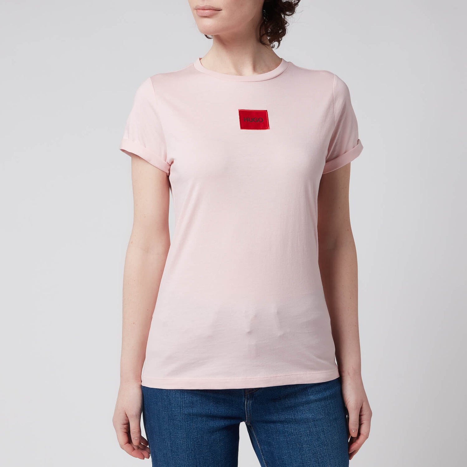 HUGO Women's The Slim Red Label T-Shirt - Light/Pastel Pink - XS