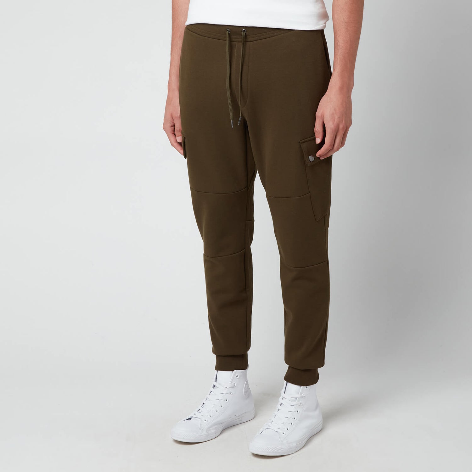 Polo Ralph Lauren Men's Double Knit Cargo Jogger Trousers - Company Olive - S