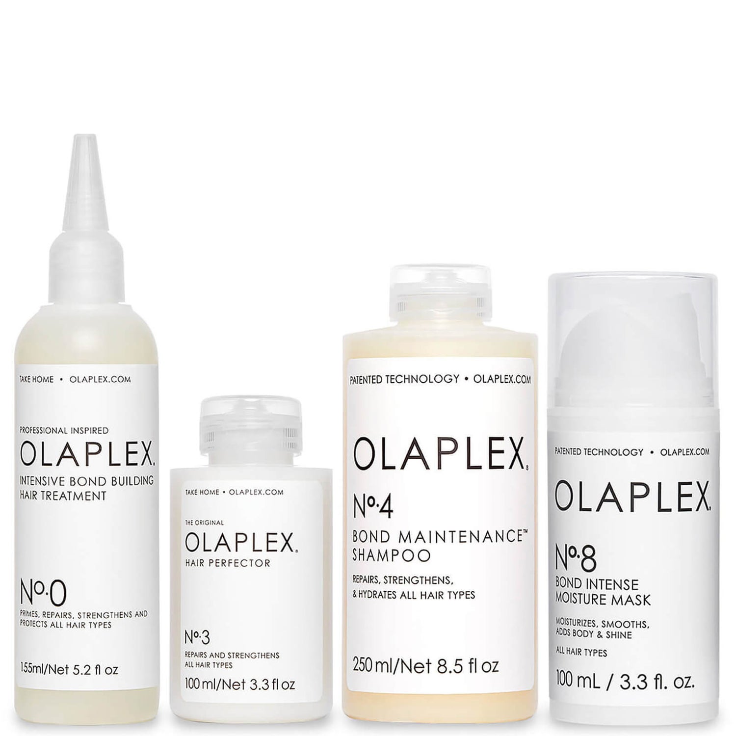 Olaplex No.0, No.3, No.4, No.8 Bunt