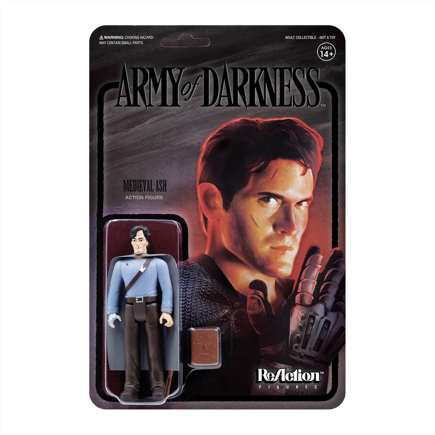 Super7 Army Of Darkness ReAction Figure - Medieval Ash (Midnight)