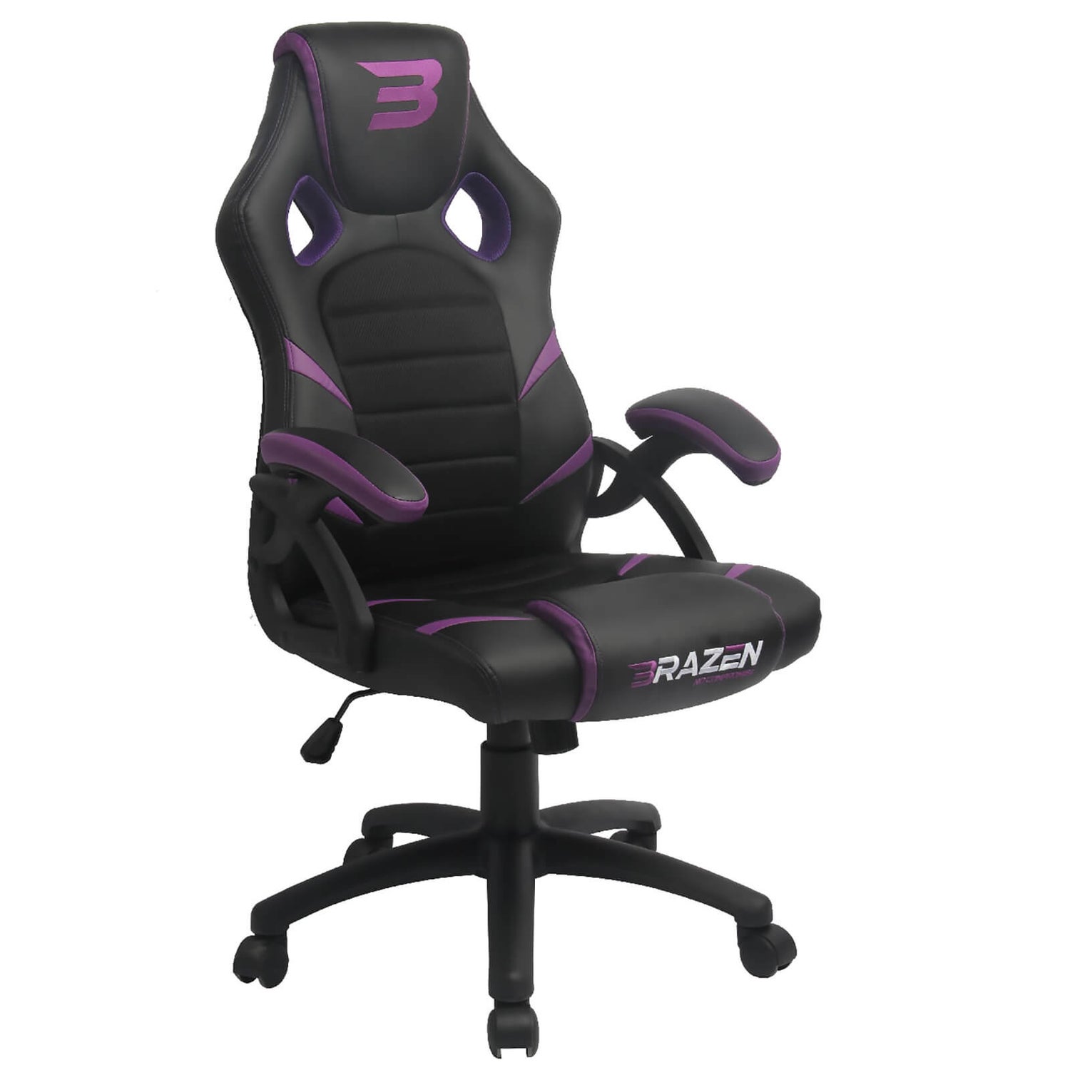 BraZen Puma PC Gaming Chair - Purple